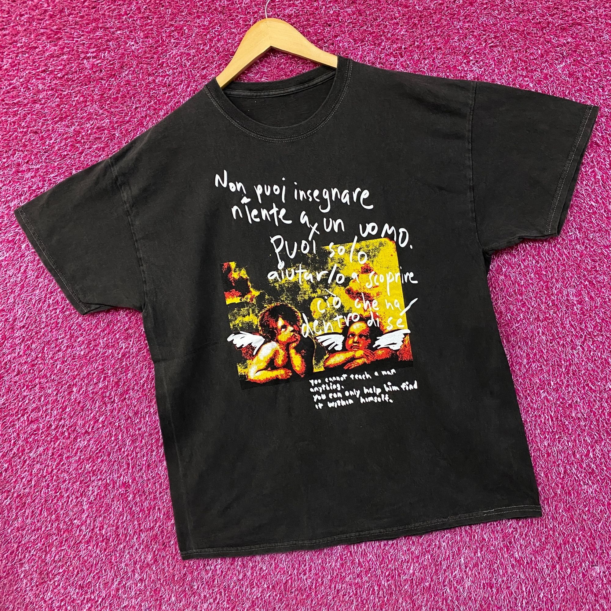 Other Angel Cherubs Painting Mineral Wash T-Shirt XL Size US XL / EU 56 / 4 - 3 Thumbnail