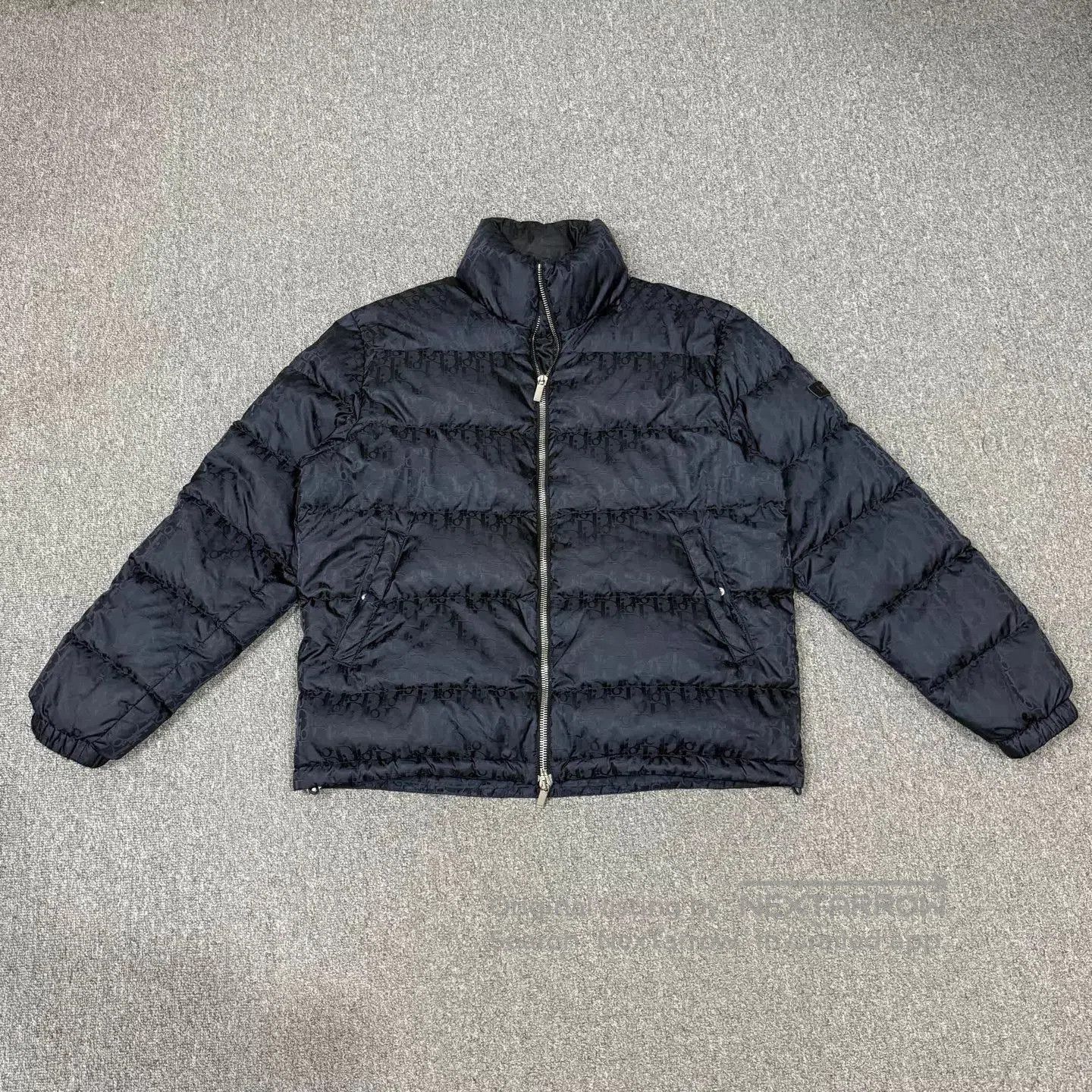 Dior Blue Quilted Puffer Jacket Size L. Size US L / EU 52-54 / 3 - 1 Thumbnail
