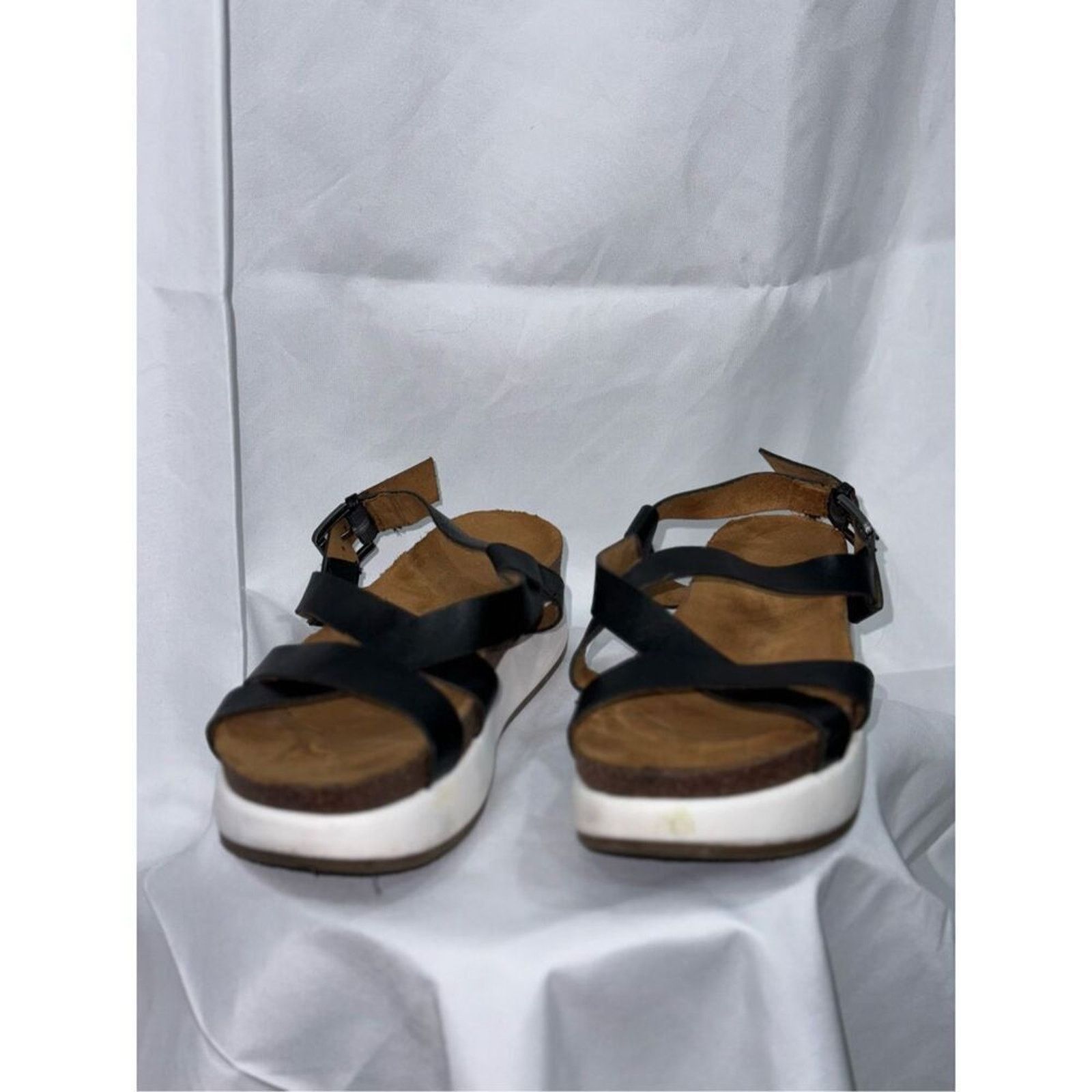 Other Crown Vintage Black Strappy Sandals | Sz 7M Size US 7 / IT 37 - 5 Thumbnail
