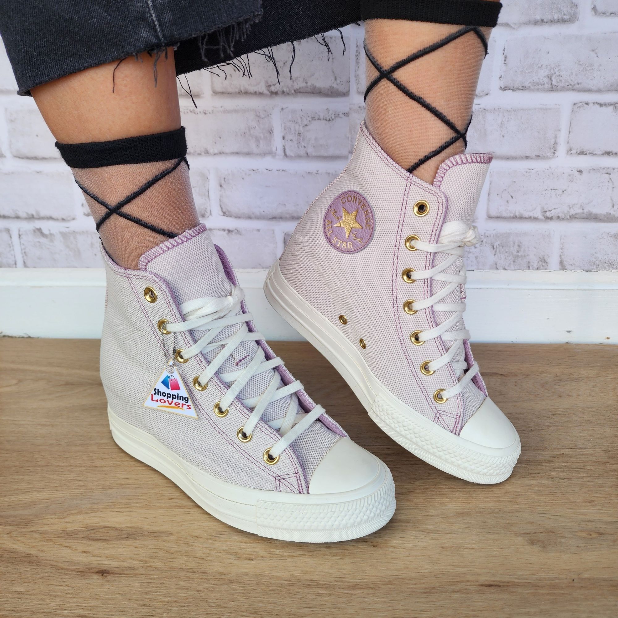 Converse ⭐Converse Chuck Taylor Wedge Platform Hi 7.5 Womens shoes Sn Size US 7.5 / IT 37.5 - 2 Thumbnail
