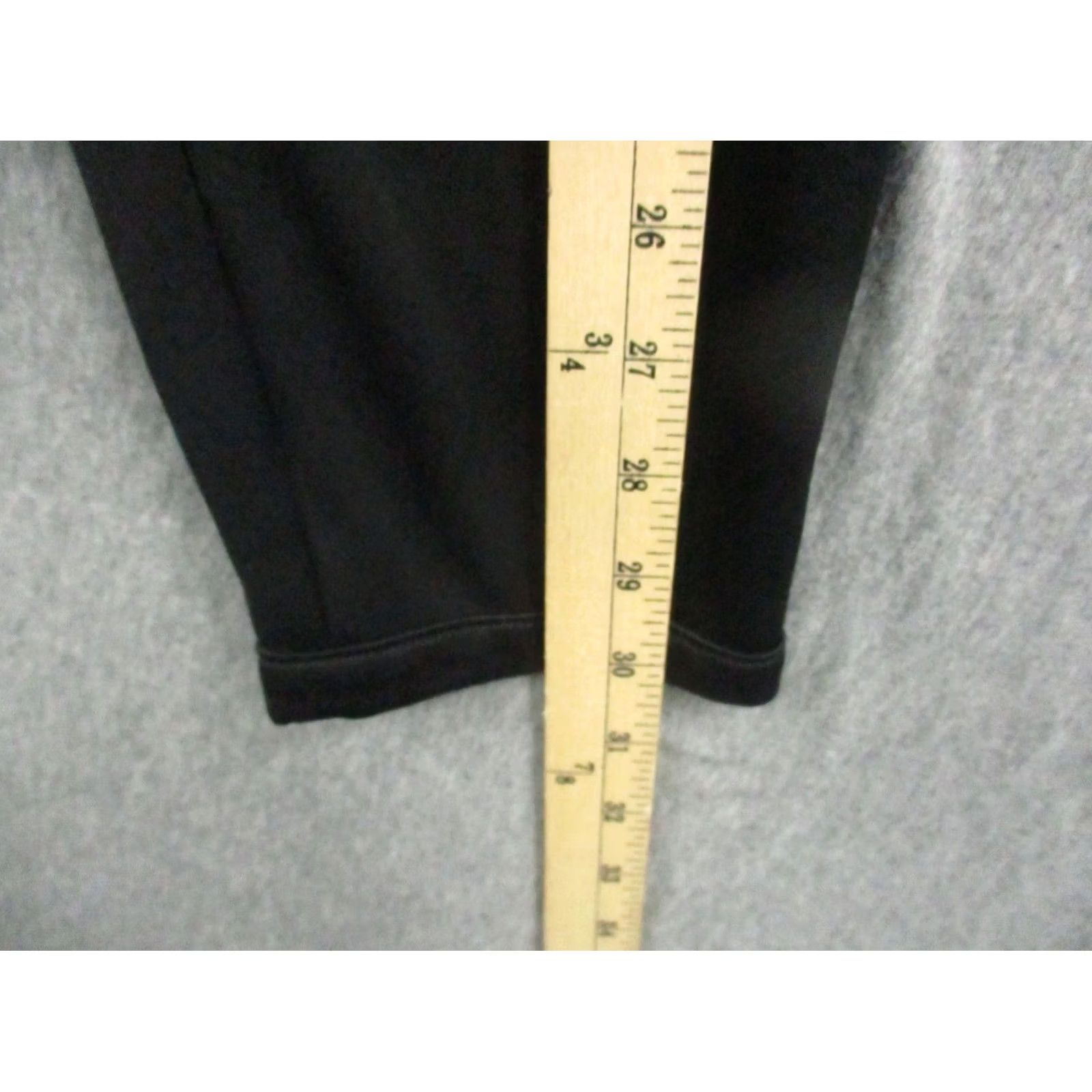 Adidas Adidas Track Pants Men L Black Zip Ankle Trico Drawstring Pockets Size US 33 - 7 Thumbnail