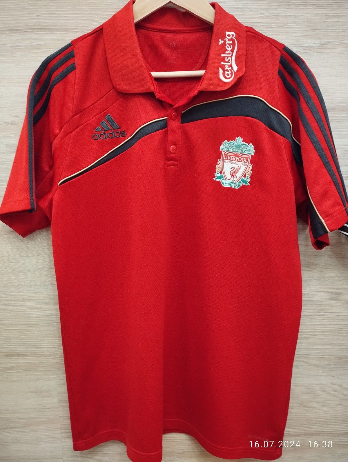Adidas Adidas Liverpool FC Mens Polo Shirt Size Medium 2009 Size US M / EU 48-50 / 2 - 5 Thumbnail
