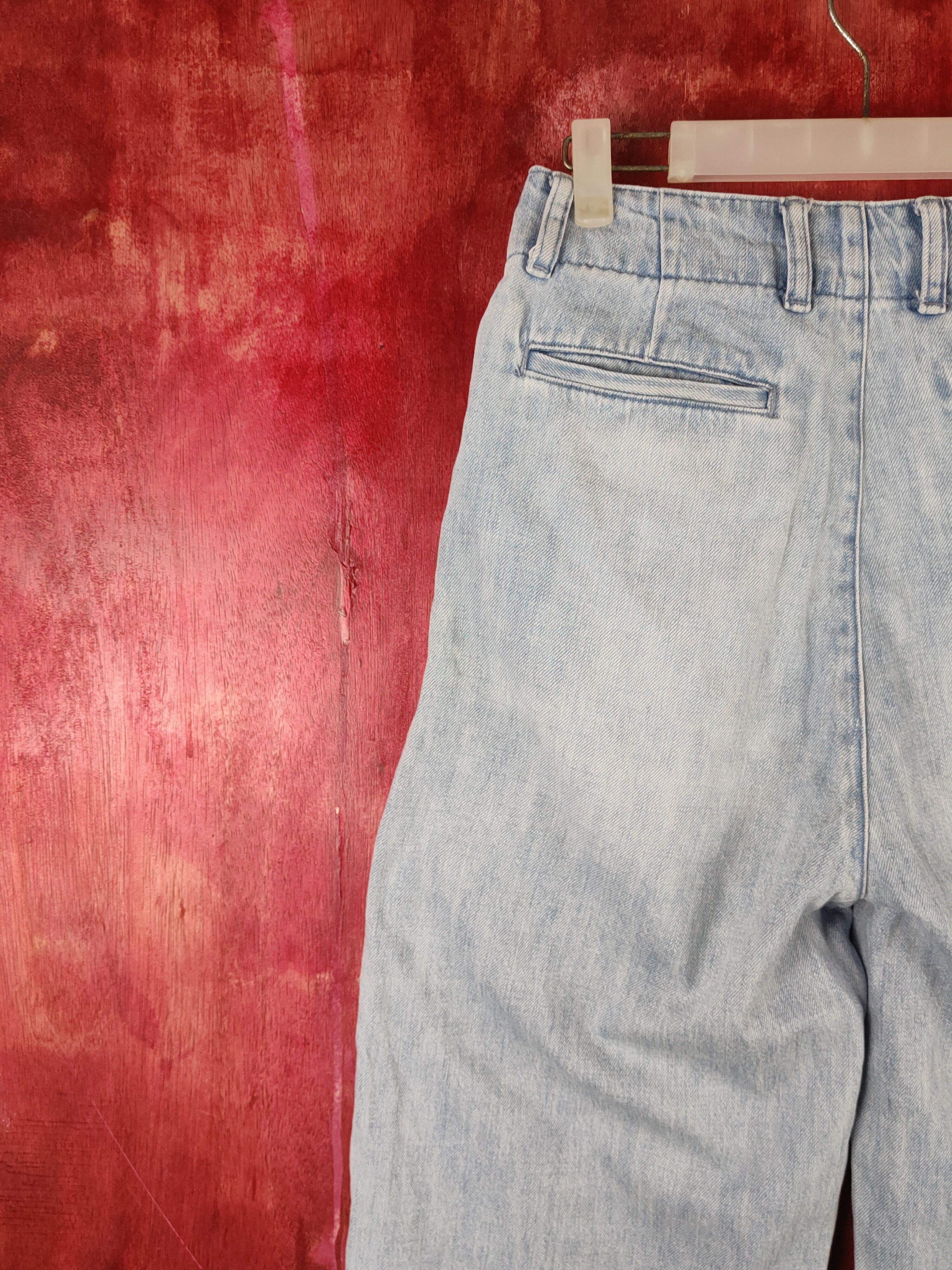 Japanese Brand Earth Music&Ecology Blue Distressed Ripped Jeans#S2146 Size 26" / US 2 / IT 38 - 8 Thumbnail