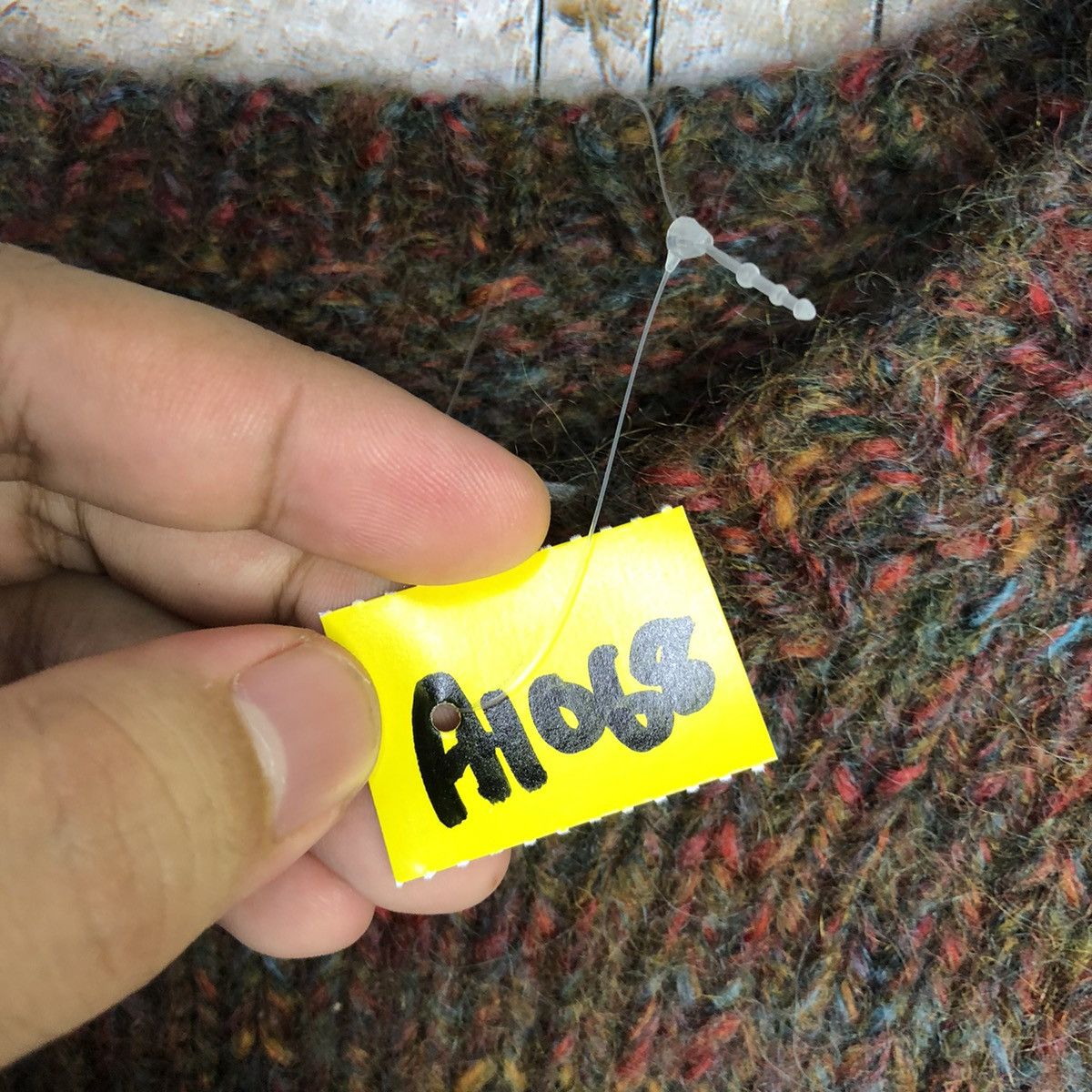 Homespun Knitwear × Japanese Brand × Vintage Japan mohair shaggy vintage Brown Knitwear #A1068 Size XS / US 0-2 / IT 36-38 - 9 Thumbnail