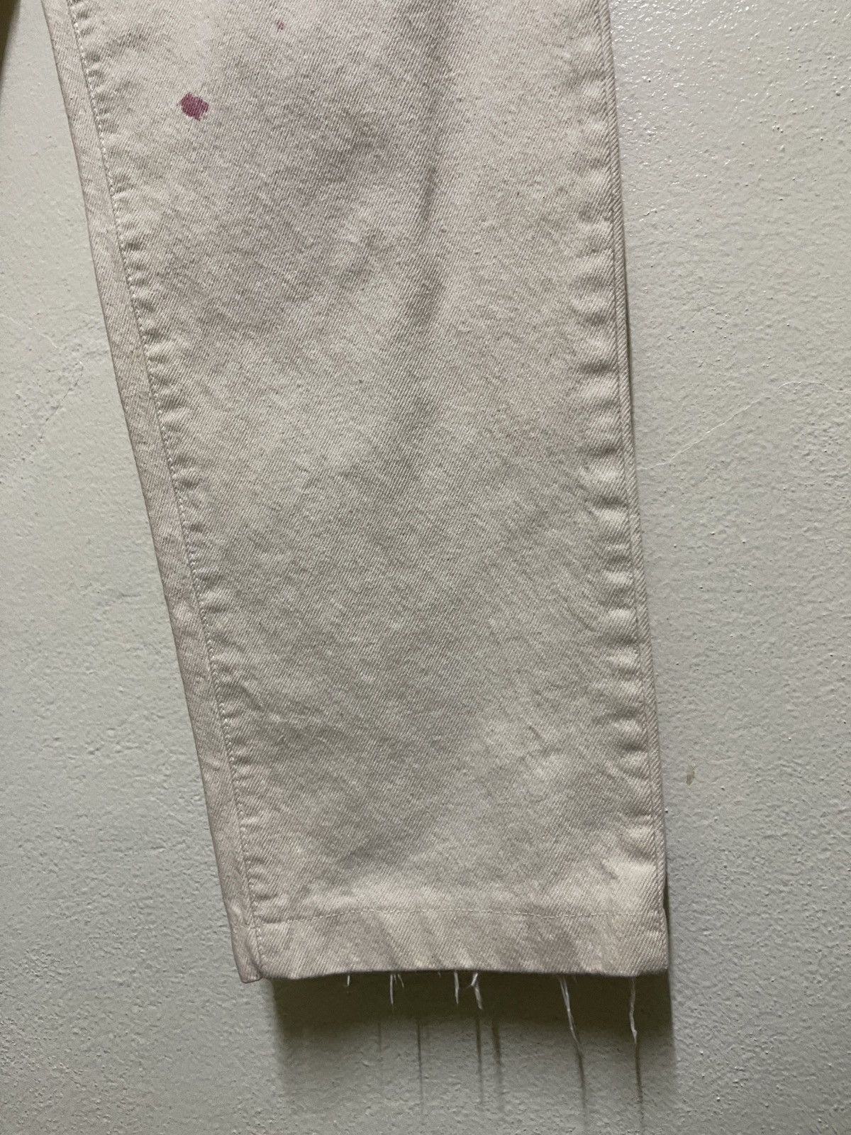 Levi's × Vintage Levi’s Curve Women Cream Jeans Size 28" / US 6 / IT 42 - 7 Thumbnail