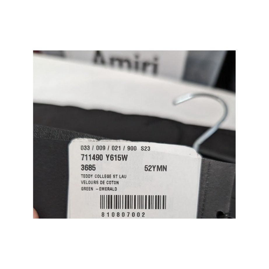 Saint Laurent Paris o1rshd1 Teddy College Cotton Jacket in Green Emerald Size US L / EU 52-54 / 3 - 21 Thumbnail