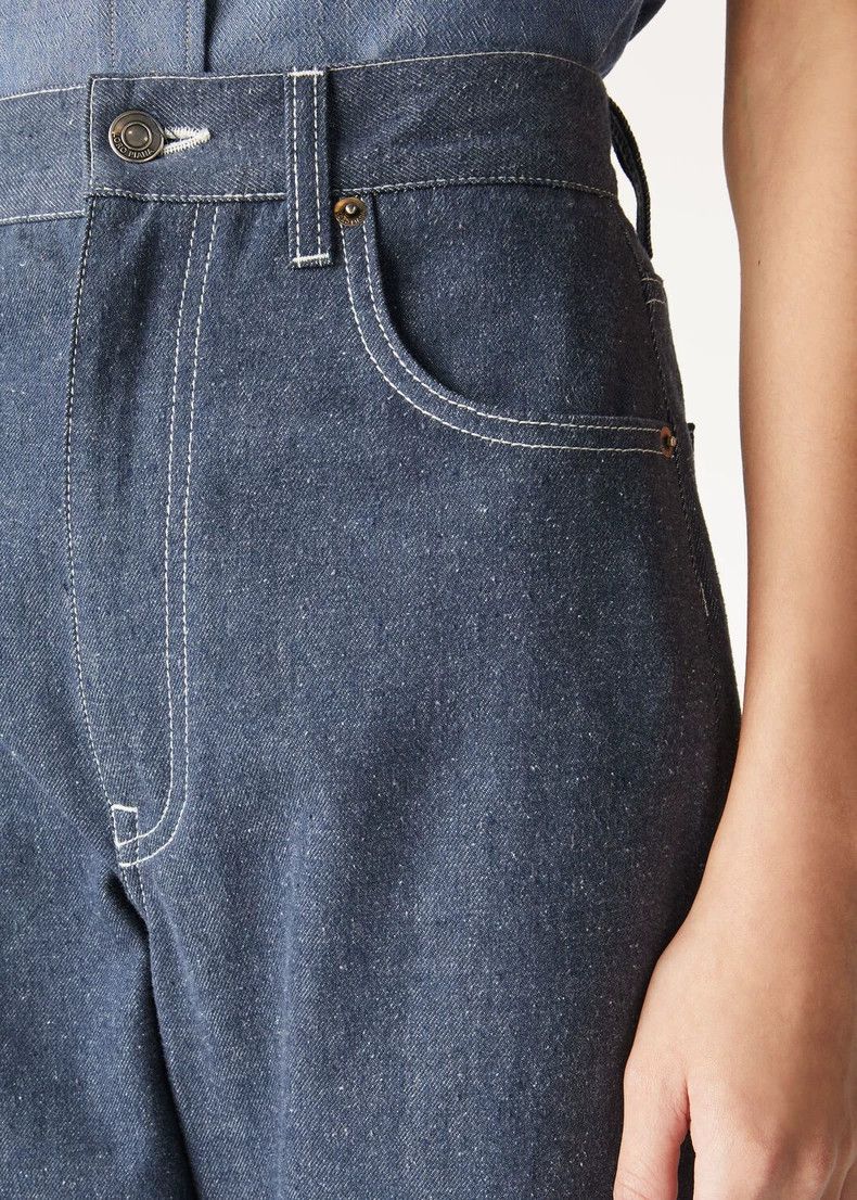 Loro Piana LORO PIANA Ms.Lang surges in blue silhouette jeans Size 29" - 7 Thumbnail
