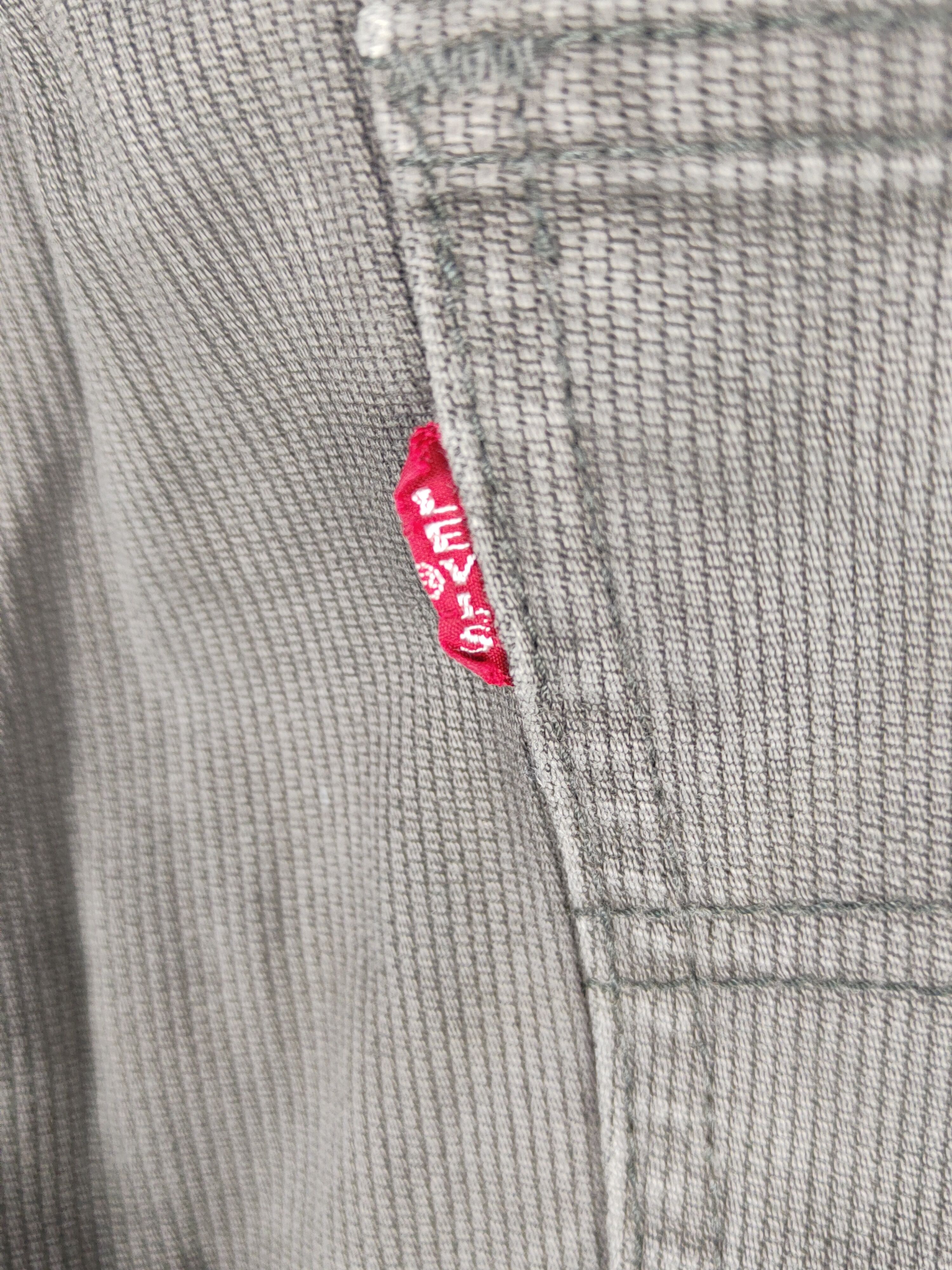 Levi's 911 Levi's Big E Dark Gray corduroy vintage Pants #S1872 Size US 33 - 8 Thumbnail