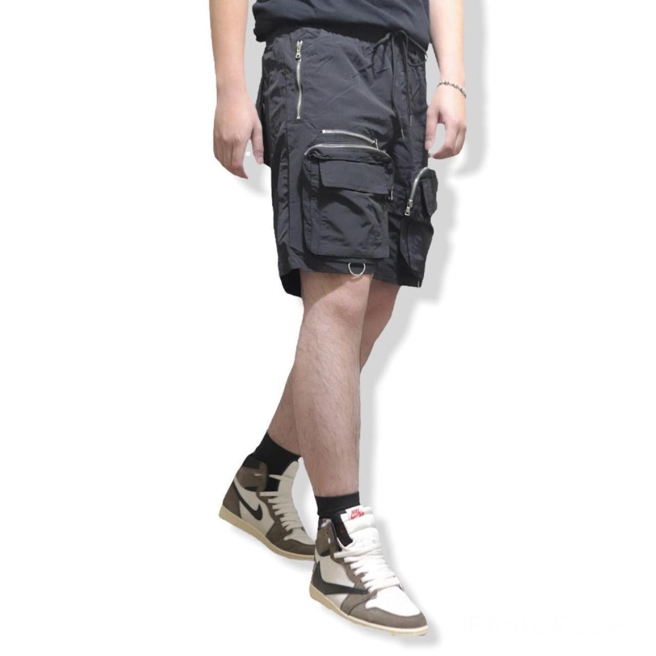 Vintage Utility Cargo Short Black Size US 32 / EU 48 - 2 Thumbnail