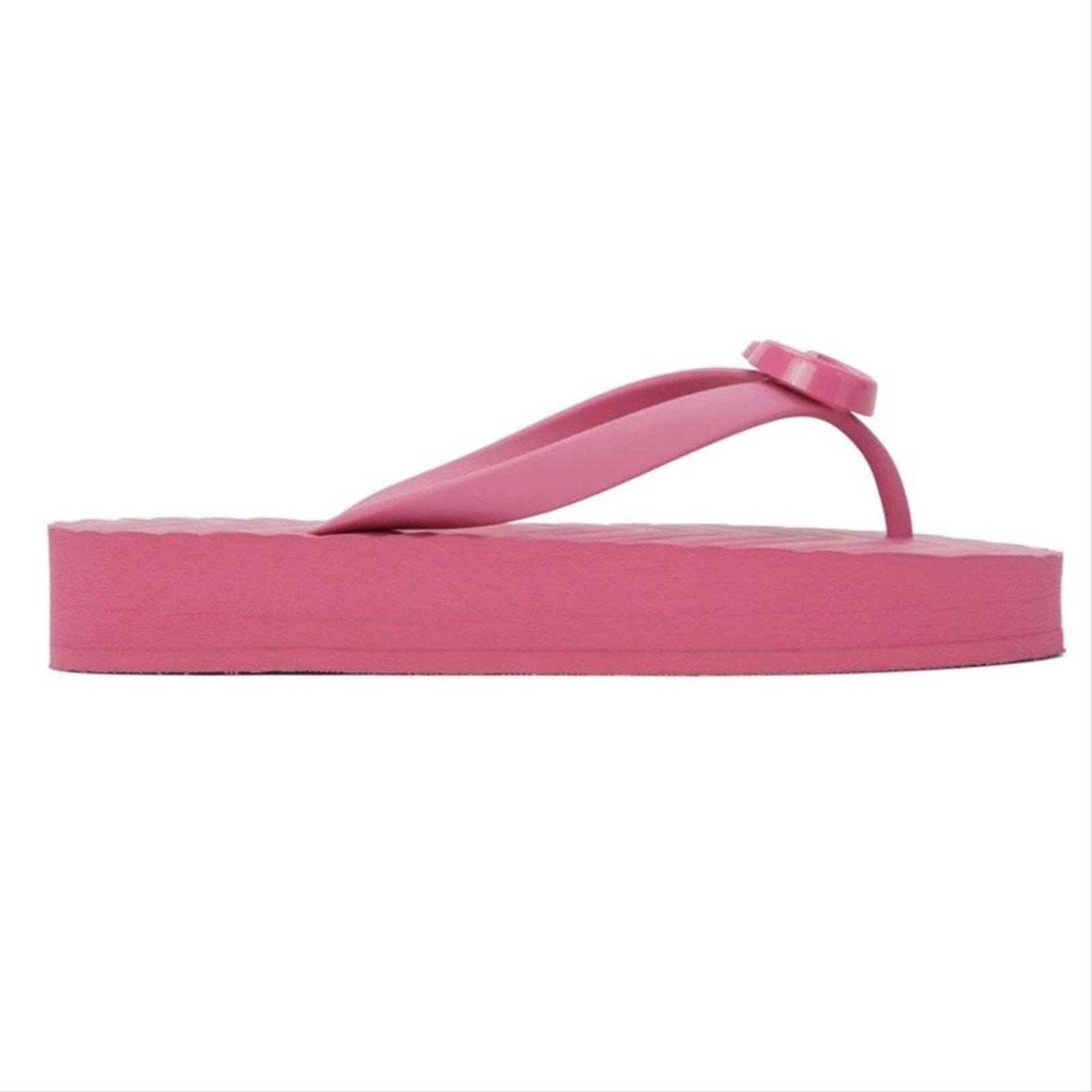 Gucci GUCCI Marmont GG Pascar logo rubber flip flops sandals 38 Size US 8 / IT 38 - 3 Thumbnail
