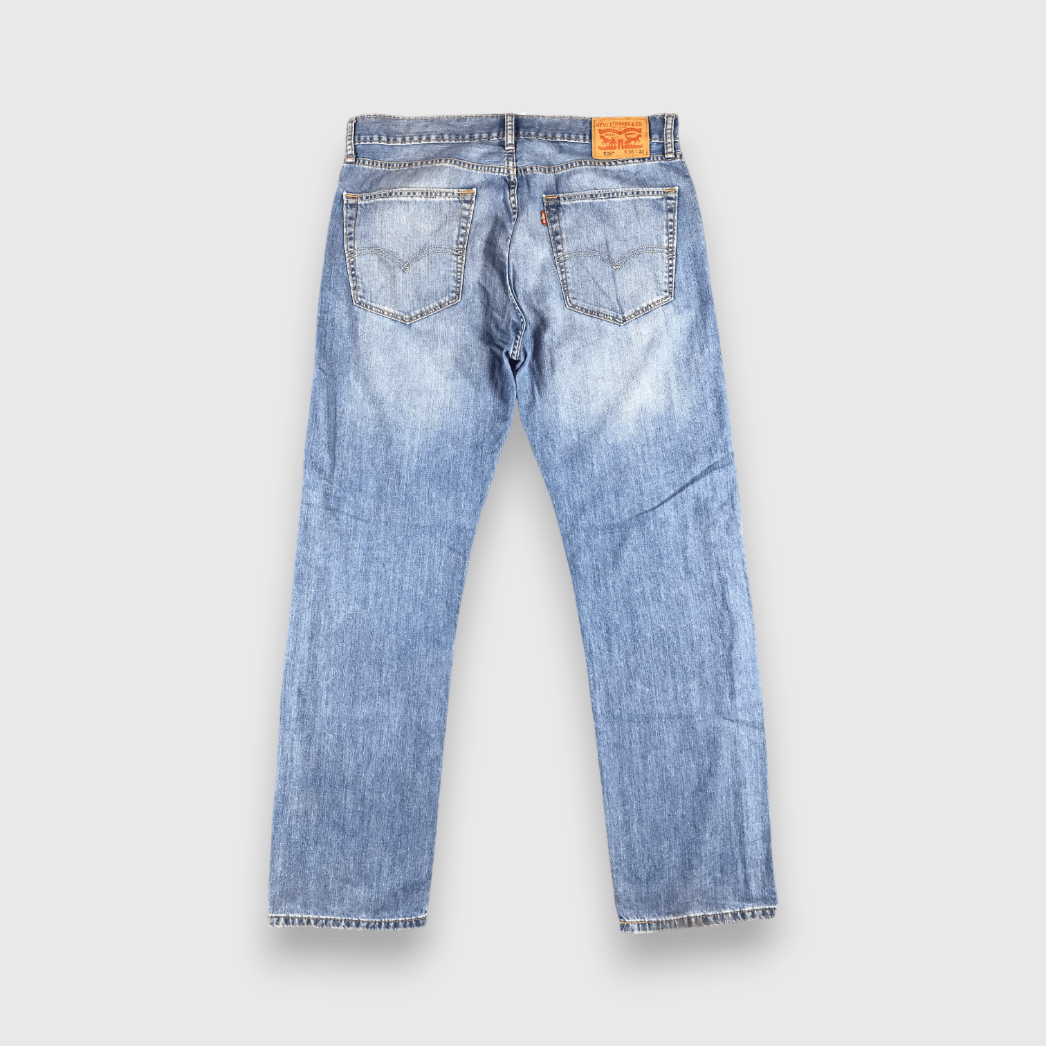 Levi's Vintage Blue Wash Levis 505 Jeans-J2094 Size US 38 / EU 54 - 2 Thumbnail