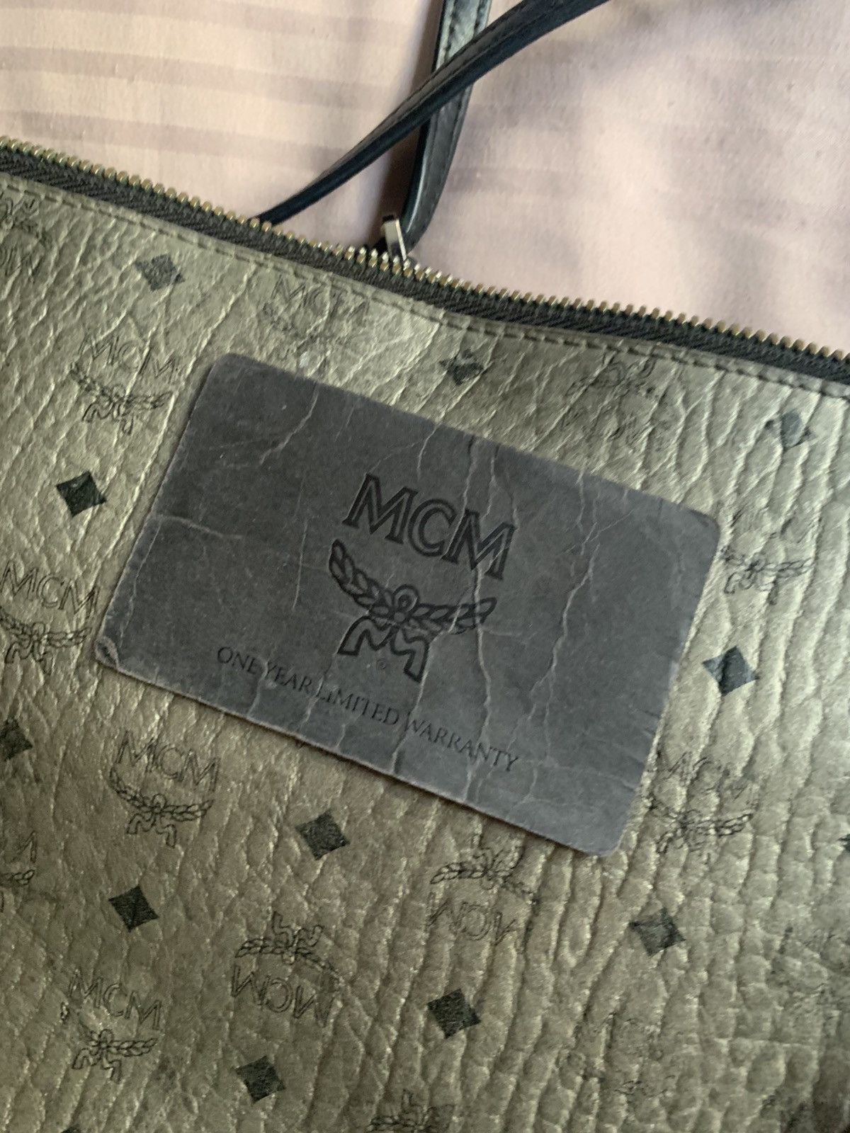 MCM MCM metallic silver canvas flat pouch Size ONE SIZE - 12 Thumbnail