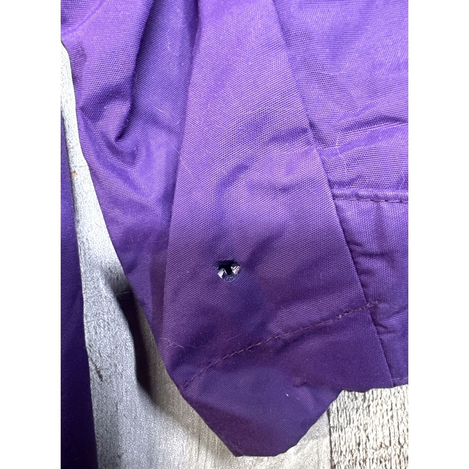 Vintage Columbia Women Long Raincoat Jacket Purple S Small Polyester Regular Raincoat Long Womens Purple S Size S / US 4 / IT 40 - 4 Thumbnail