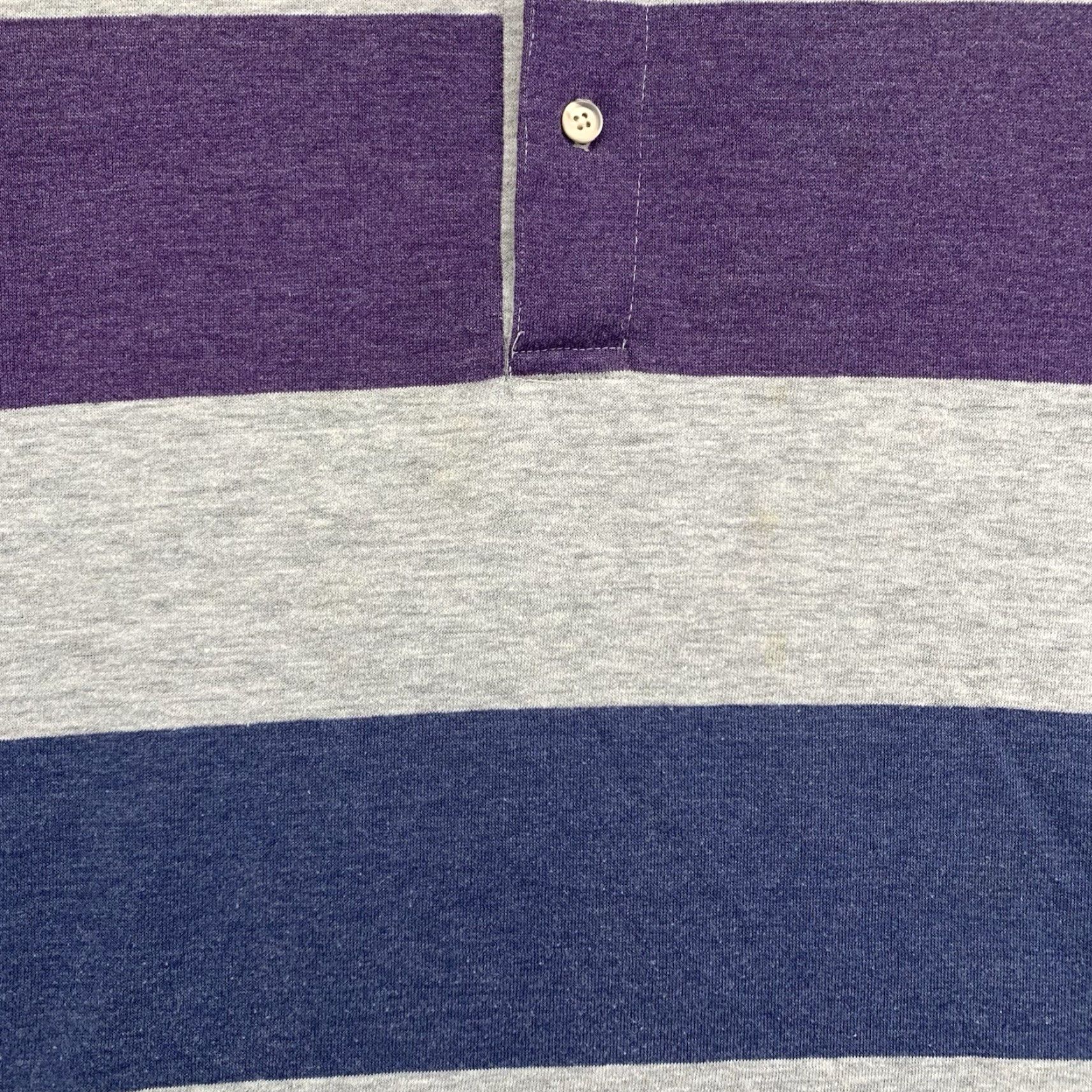 Vintage VINTAGE 90s Mens Polo Shirt Big & Tall 2XL Casual Lightweight Cotton USA Striped Style Size US XXL / EU 58 / 5 - 6 Thumbnail