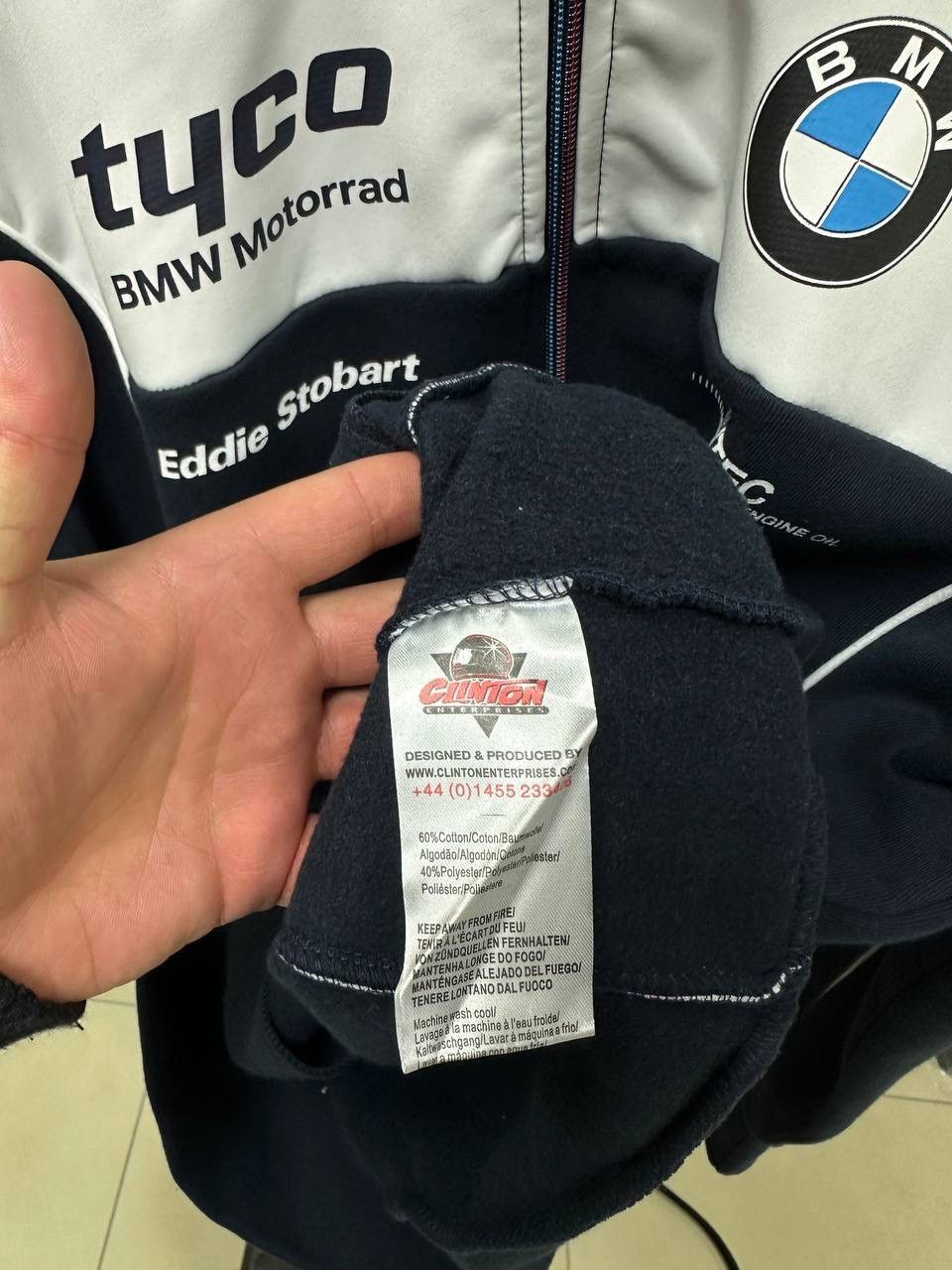 BMW × Vintage Vintage BMW Tuco Motorrad Racing Zip Hoodie Size US L / EU 52-54 / 3 - 9 Thumbnail