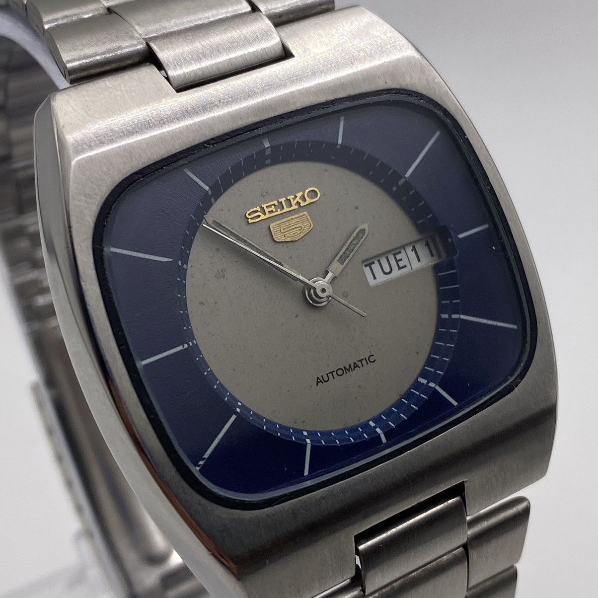 Seiko Vintage Seiko 5 Automatic 6309 Gray Dial Men’s Wristwatch Size 36 - 2 Thumbnail
