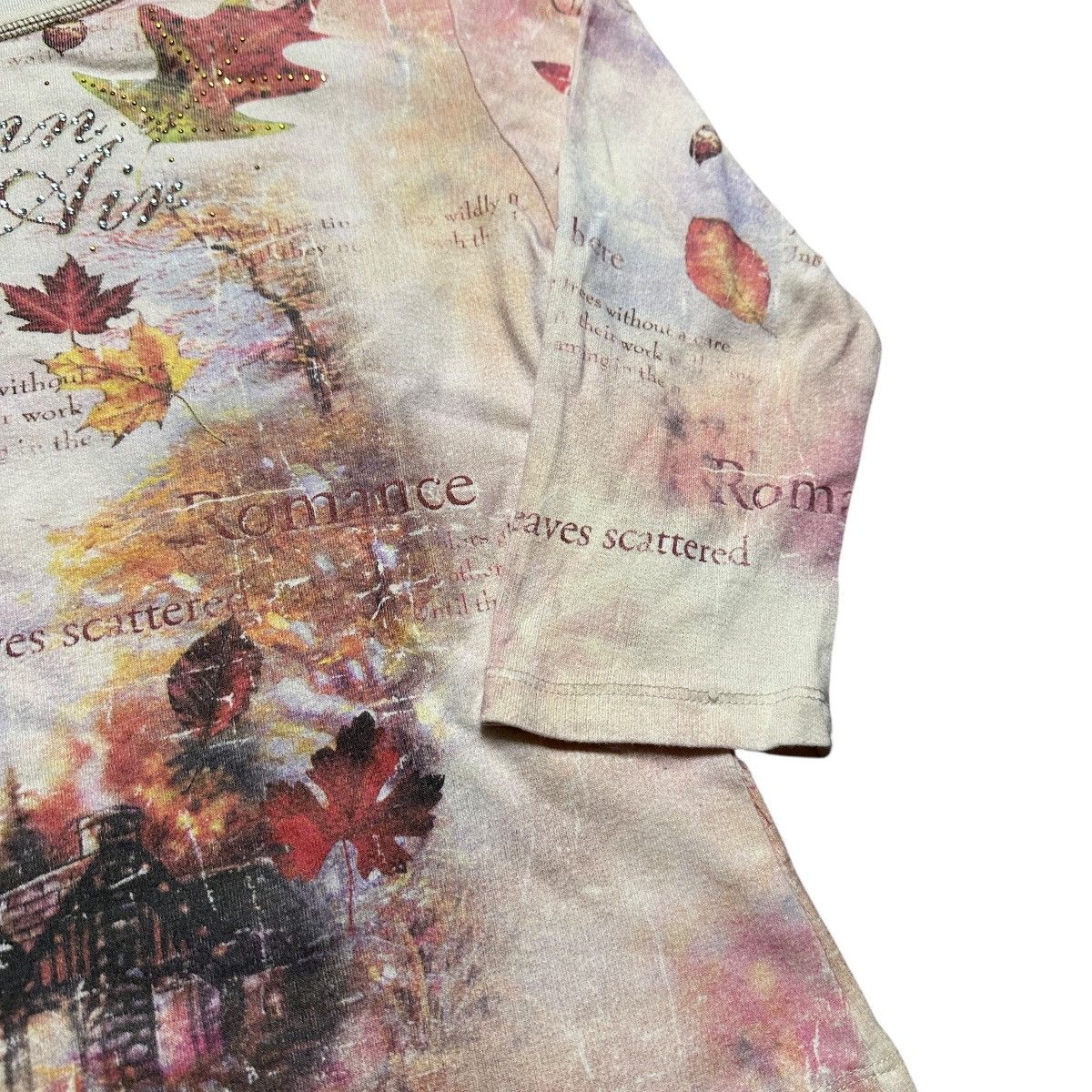 Vintage Vintage Y2K Women’s Studio Gem AOP Rhinestone Shirt Size L / US 10 / IT 46 - 5 Thumbnail