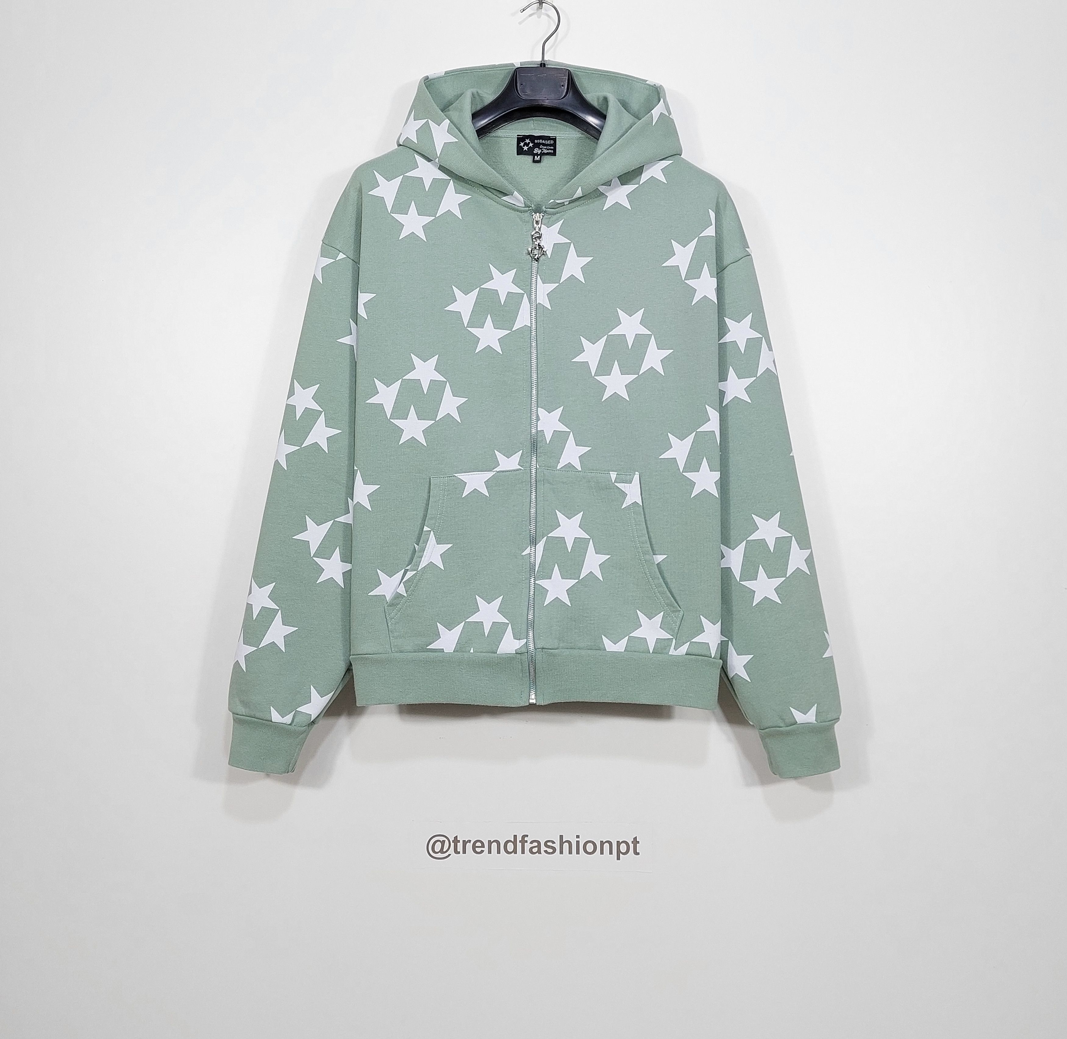 Other 99BASED monogram zip hoodie - turquoise M Size US M / EU 48-50 / 2 - 1 Thumbnail