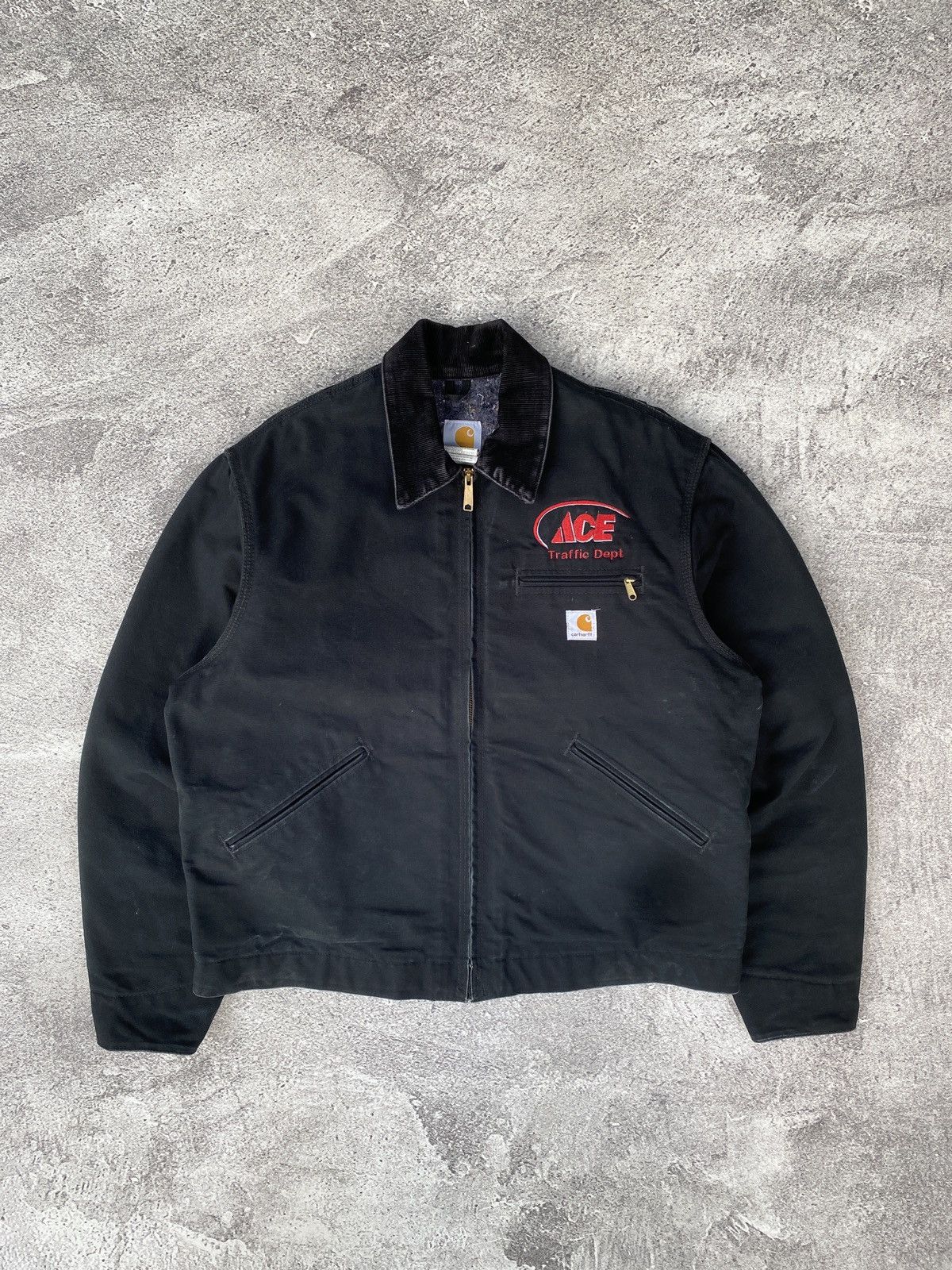 Vintage Carhartt Detroit Jacket J01 BLK - Black | Grailed