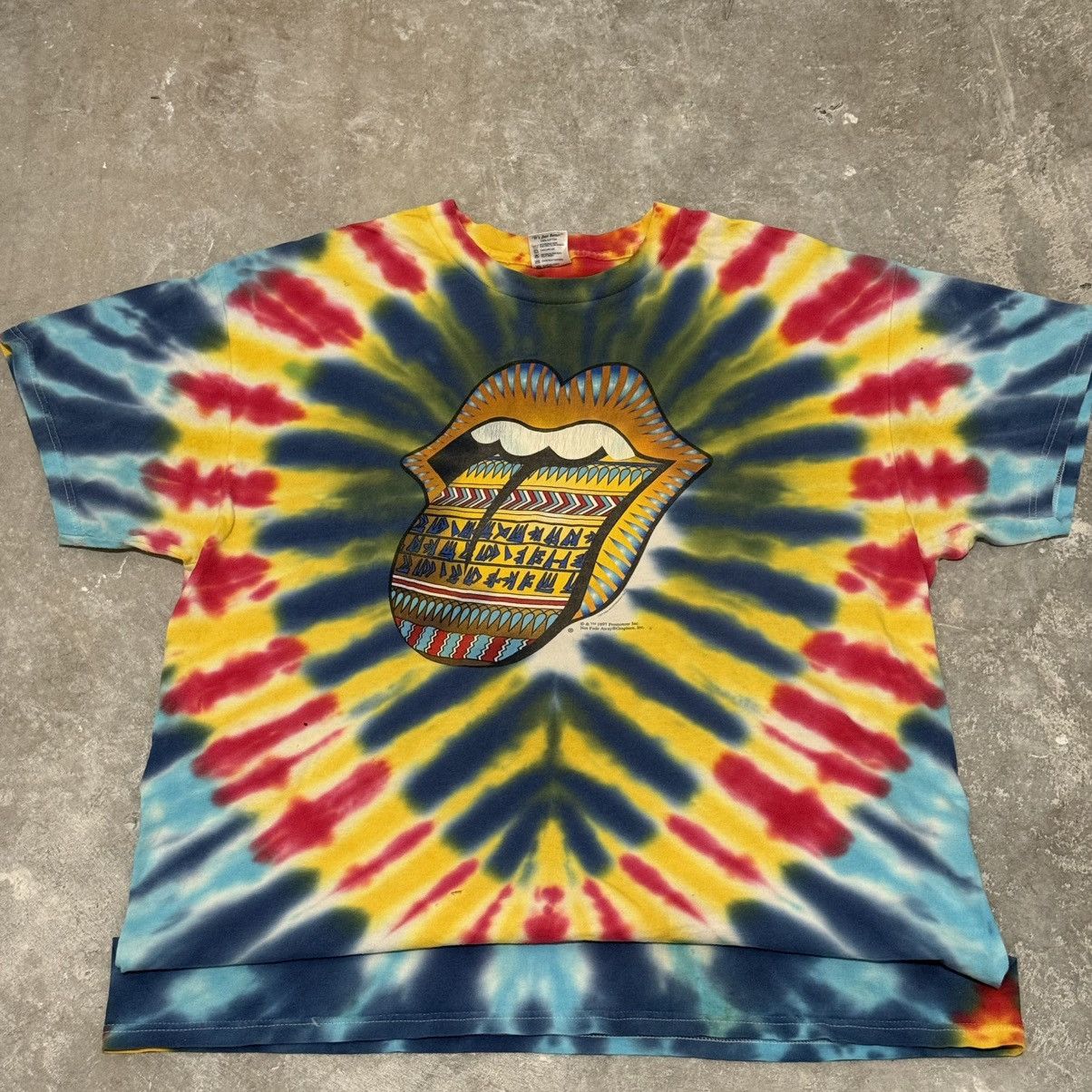 The Rolling Stones 1997 The Rolling Stones tie-dye bandtee Size US XL / EU 56 / 4 - 1 Thumbnail