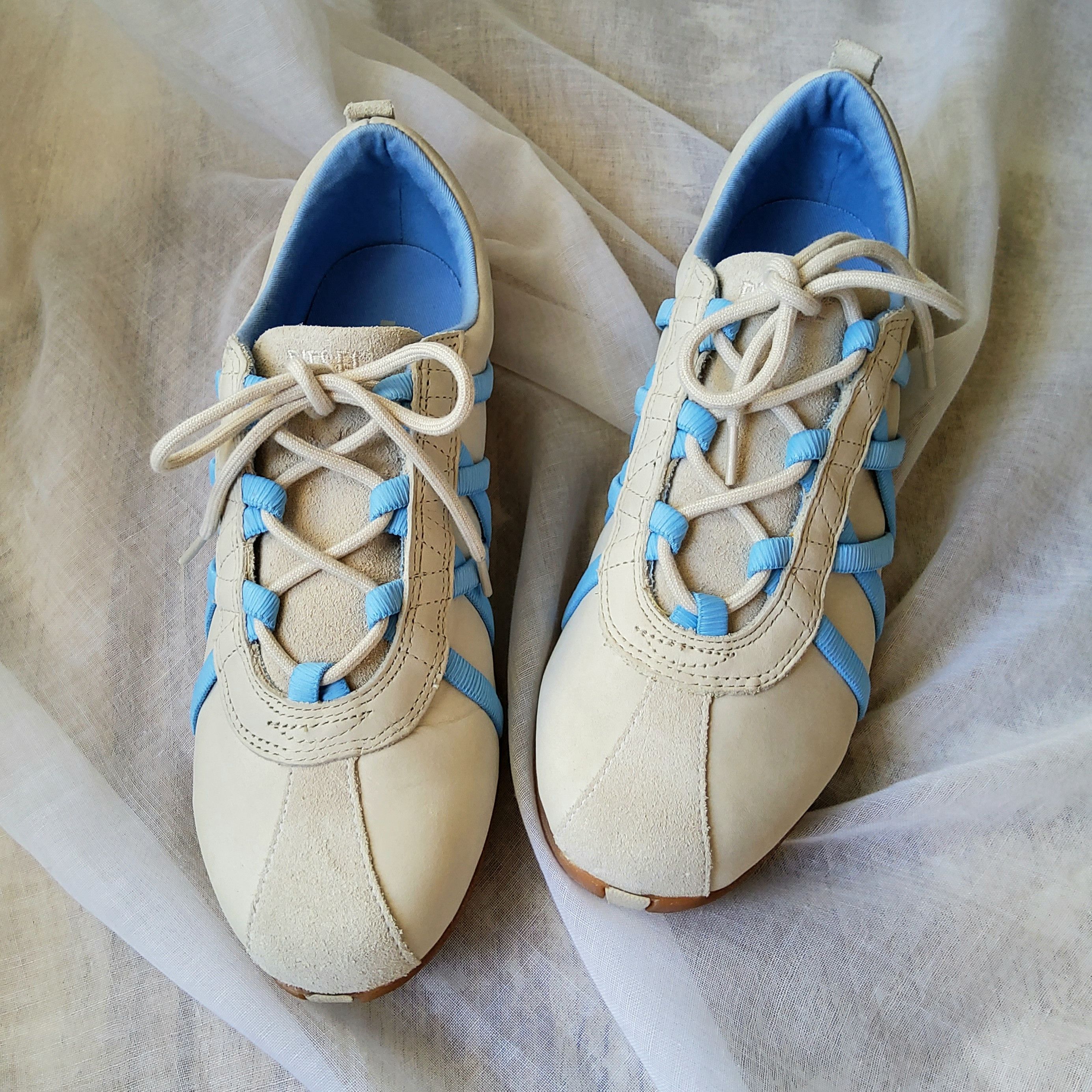 Diesel Diesel rare vintage y2k deadstock tech rave leather sneakers Size US 7.5 / IT 37.5 - 3 Thumbnail