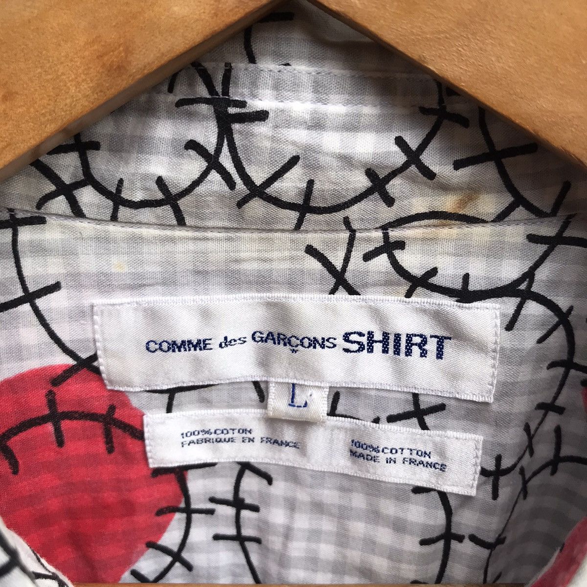 Comme des Garcons COMME DES GARCONS abstract floral shirt Size US L / EU 52-54 / 3 - 4 Thumbnail