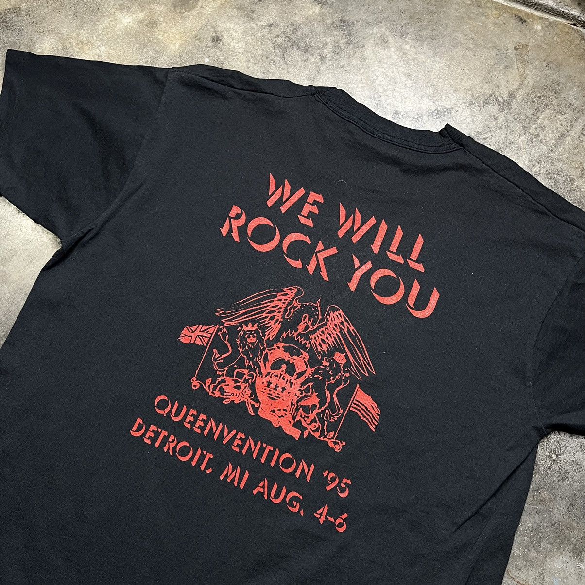 Vintage vintage 1995 queen tour convention tshirt Size US XL / EU 56 / 4 - 2 Thumbnail