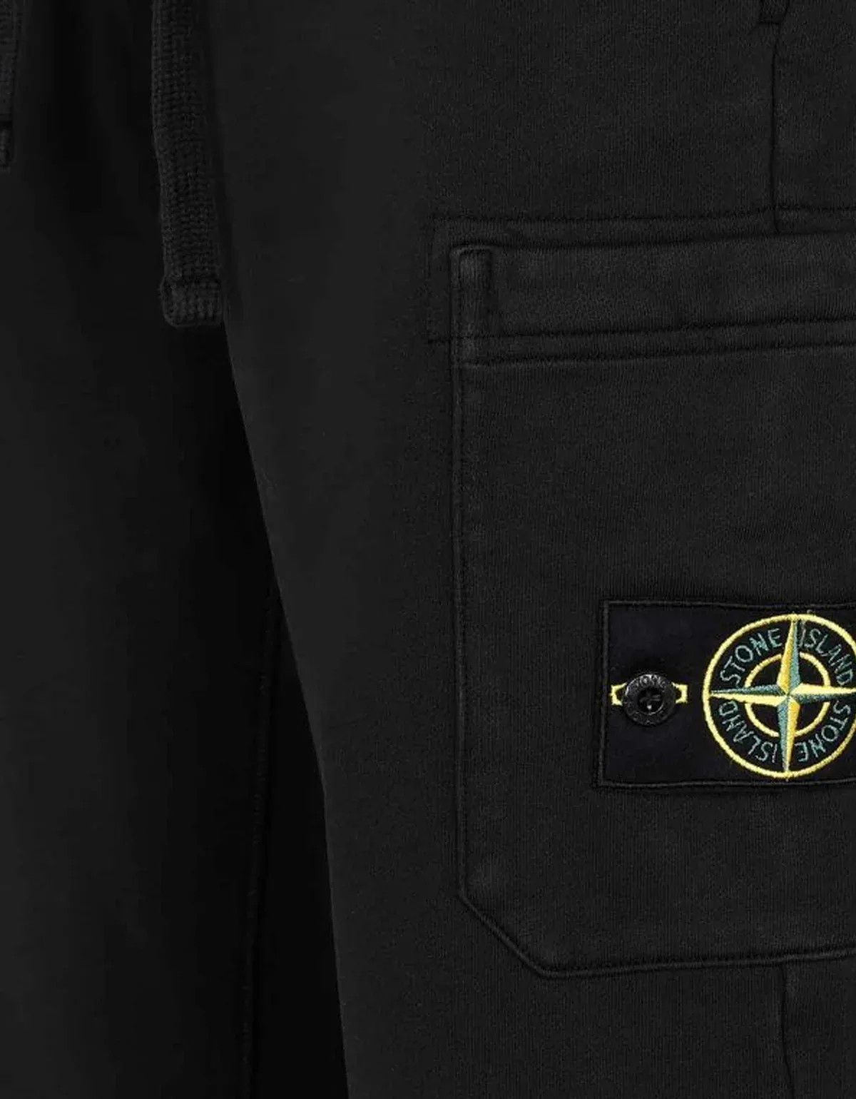 Stone Island Stone Island Black Compass Cargo Pocket Sweat Pants Size US 40 / EU 56 - 3 Thumbnail