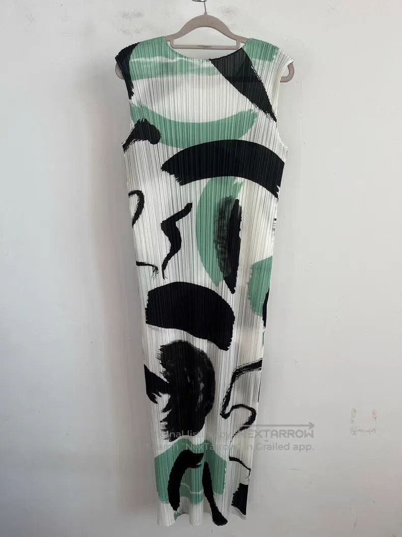 Issey Miyake Issey Miyake Color-Block Dress Size L / US 10 / IT 46 - 2 Thumbnail