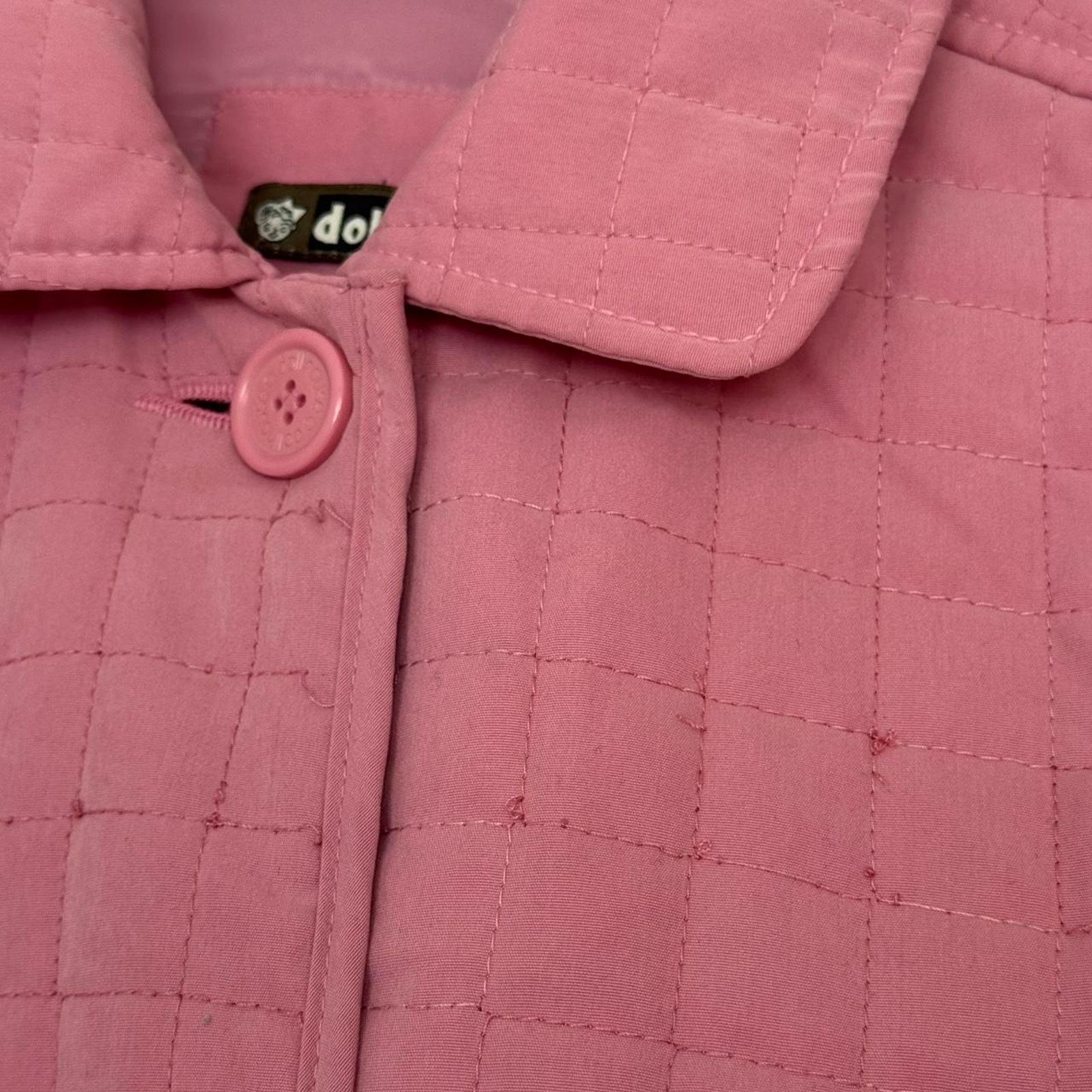 Vintage ✿ y2k pink quilted jacket dollhouse ✿ Size L / US 10 / IT 46 - 6 Thumbnail