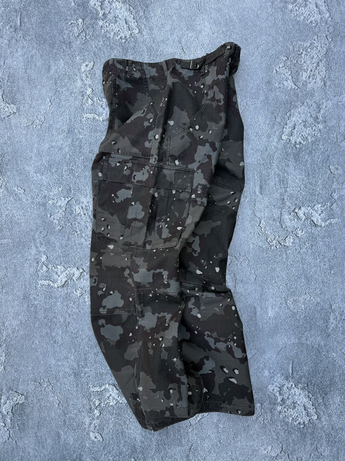 Kith NWT Kith Jaden Midnight Cookie Camo Logo Wide Aviator Pants Size US 30 / EU 46 - 3 Thumbnail