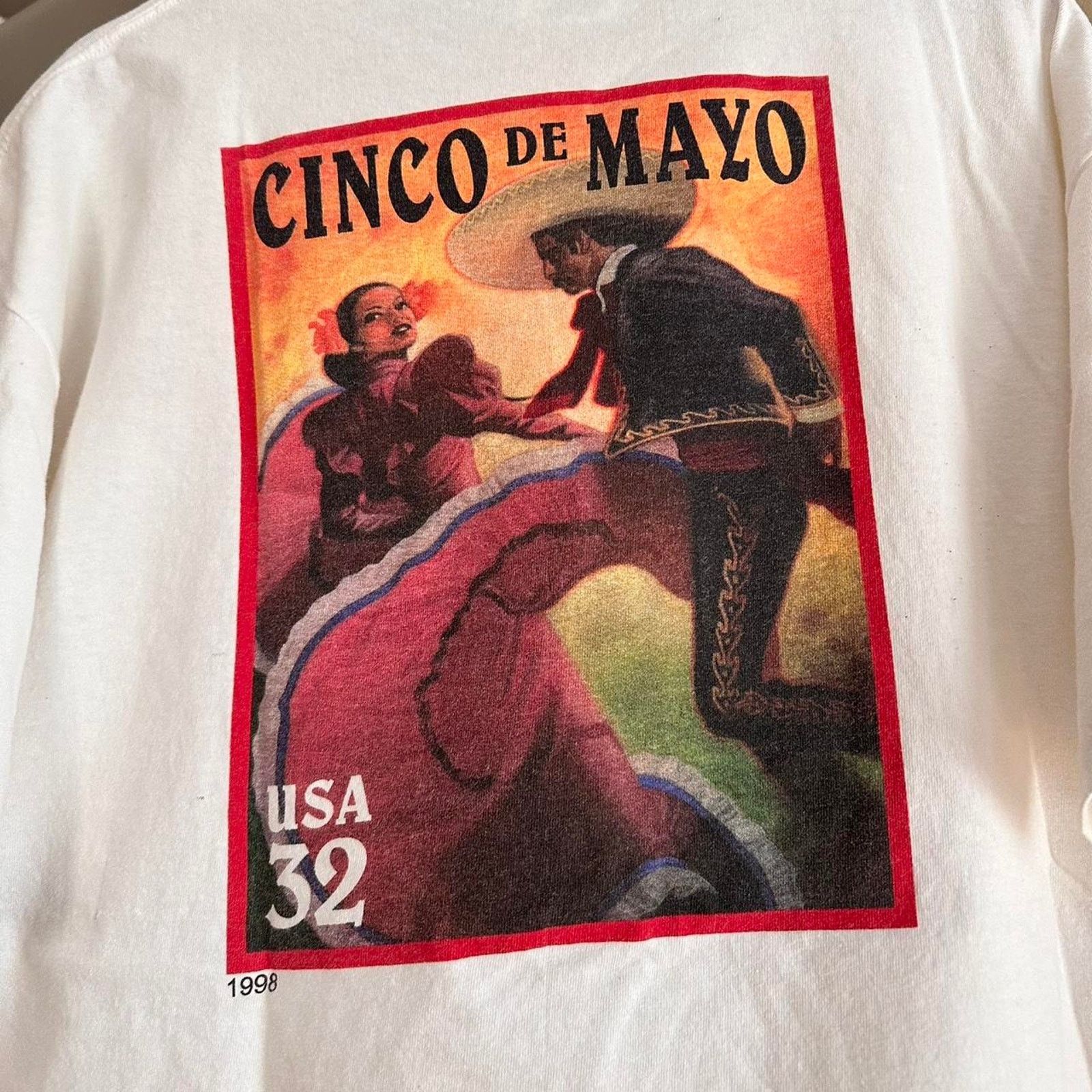 Vintage Vintage 1998 Cinco de Mayo USPS Shirt Size US XL / EU 56 / 4 - 3 Thumbnail
