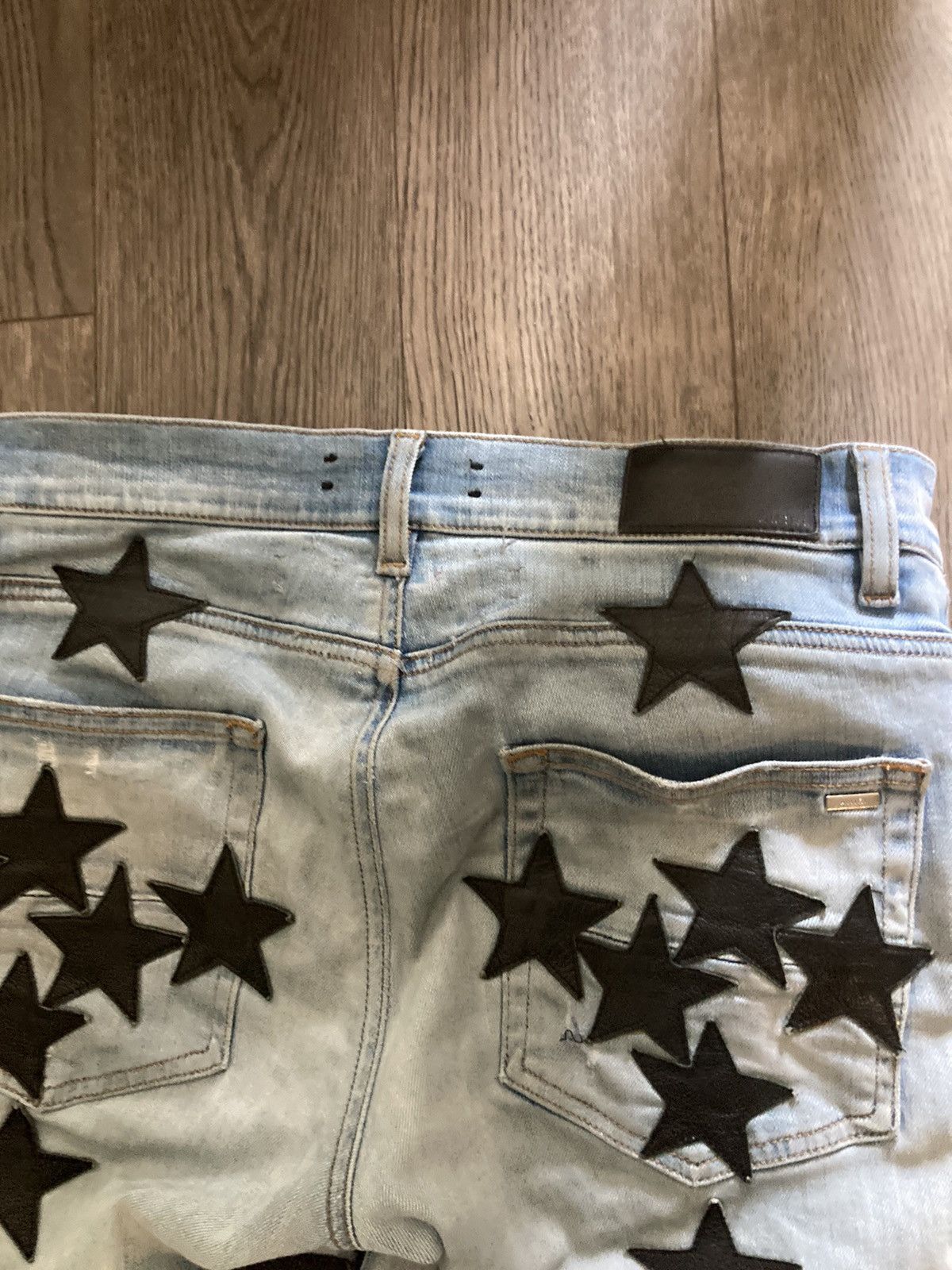 image of Amiri Chemist Star Jean in Blue, Men's (Size 30)