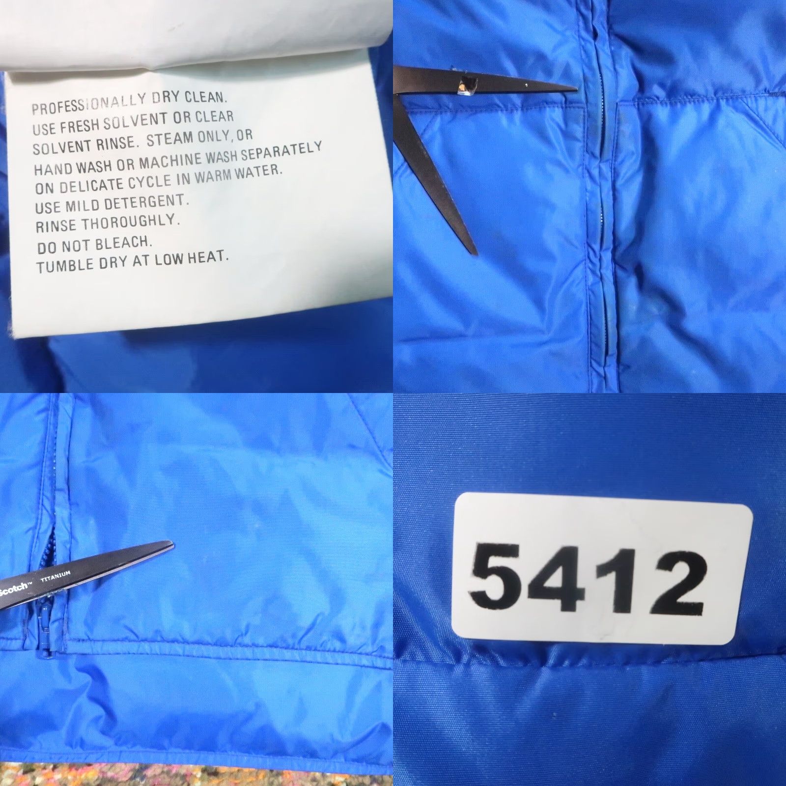 Eddie Bauer VINTAGE Eddie Bauer Down Puffer Vest Mens M Blue Pockets Full Zip Goose Fill Size US M / EU 48-50 / 2 - 8 Thumbnail