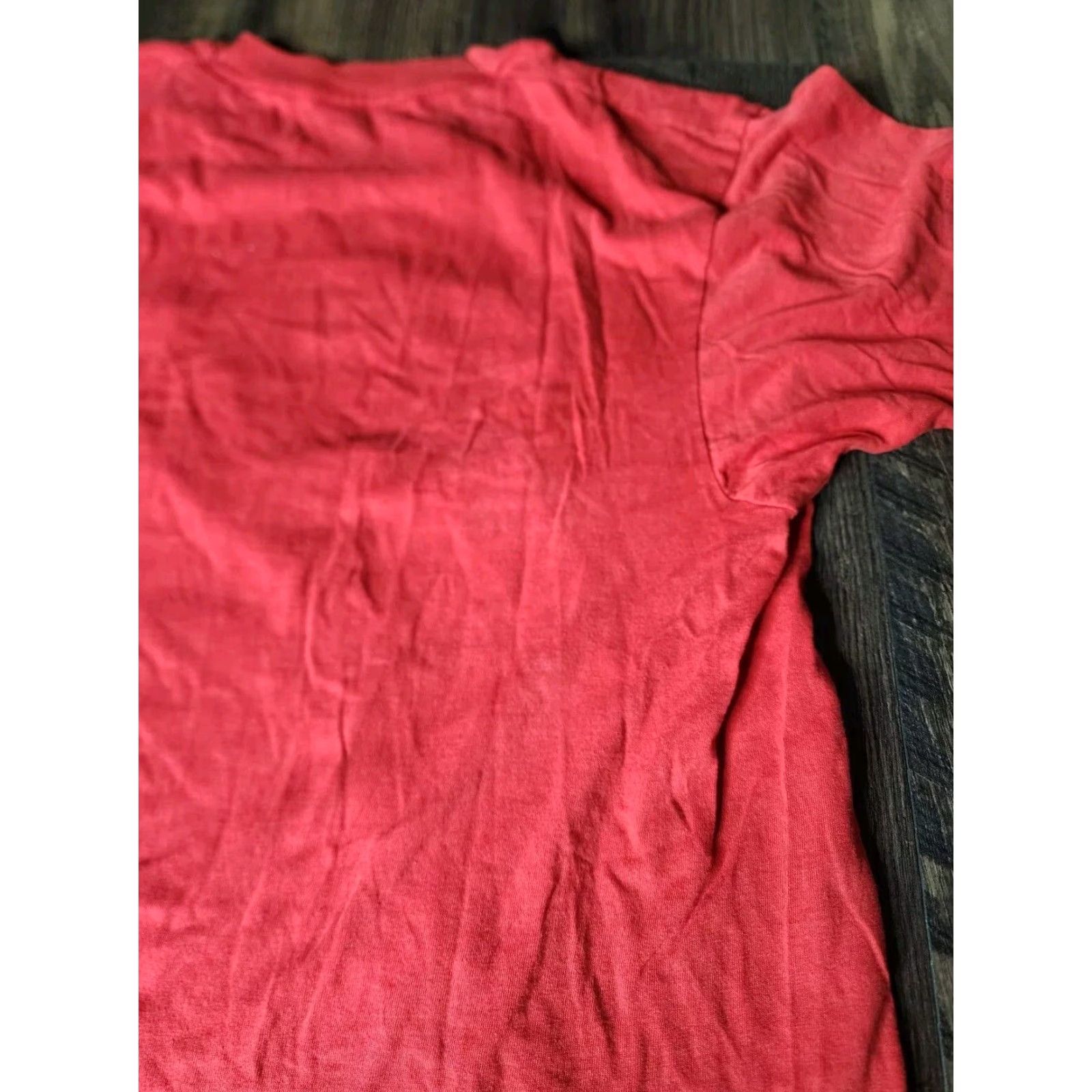 Vintage Vintage Men's M Georgia Spellout T-Shirt 1980s Red Crew Neck Short Sleeve All Seasons Size US M / EU 48-50 / 2 - 3 Thumbnail