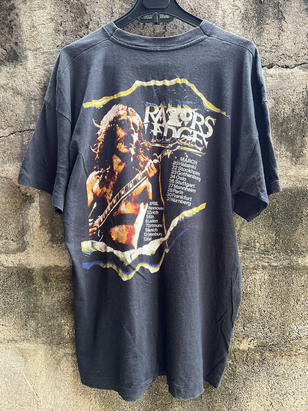 AC/DC × Vintage AC/DC Tour 90 shirt vintage Size US L / EU 52-54 / 3 - 3 Thumbnail