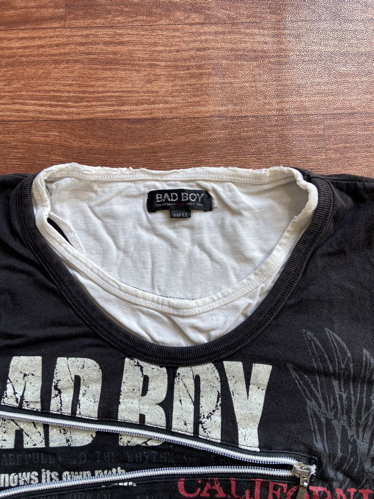 If Six Was Nine Y2K Badboy Double Layer Tshirt Size US L / EU 52-54 / 3 - 4 Thumbnail