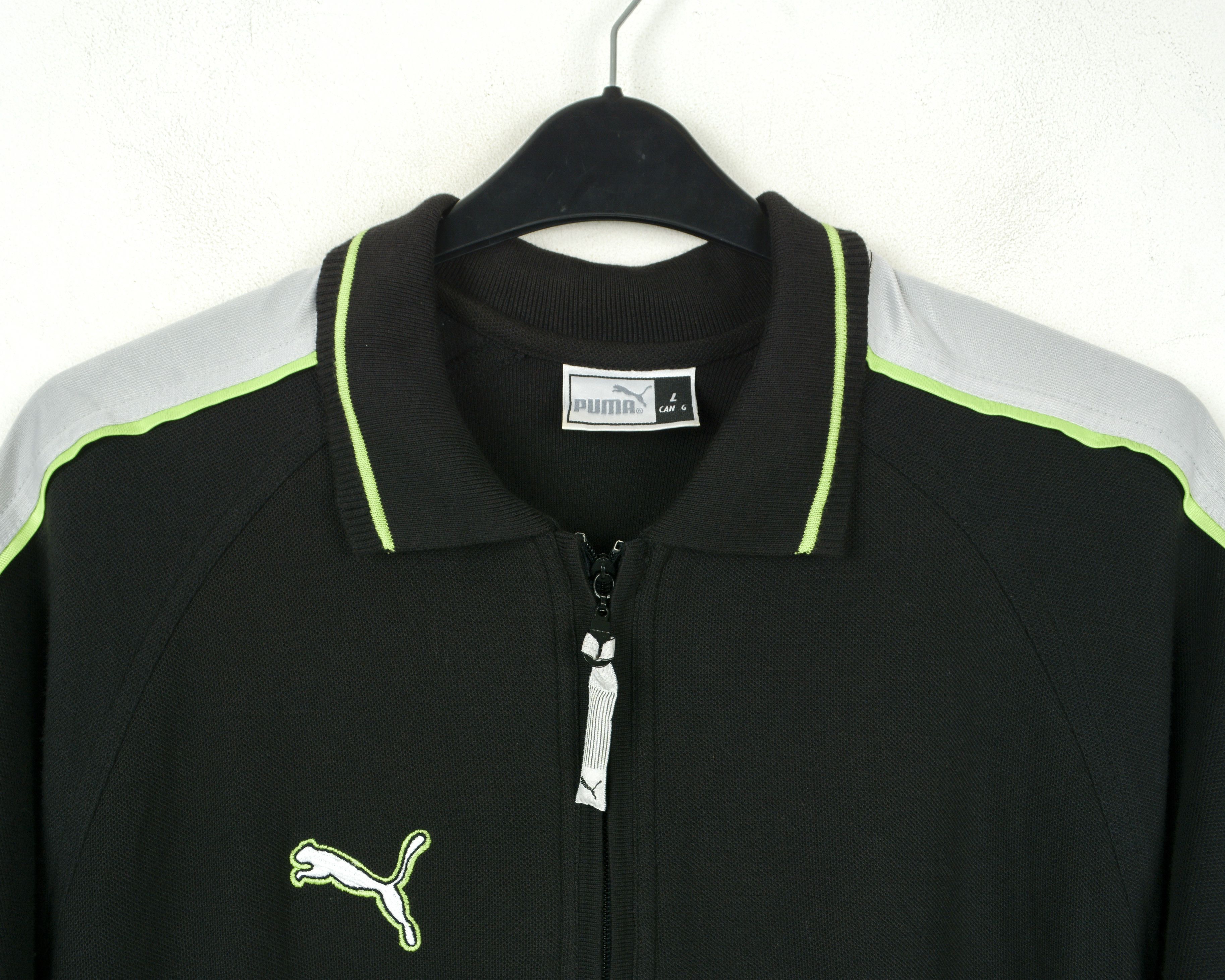 Puma 90's Vintage Puma Polo shirt Zip Neck Jersey Tee Taped L Size US L / EU 52-54 / 3 - 8 Thumbnail