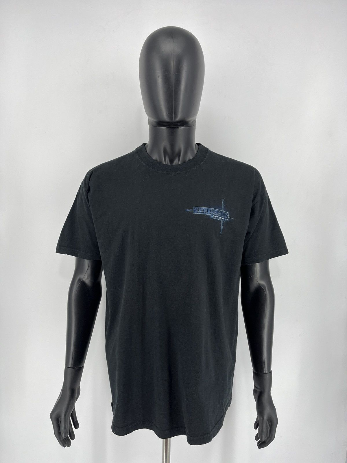Band Tees × Vintage NIGHT IN GALES T-SHIRT "Nailwork" - absolute rarity, 1999 Size US XL / EU 56 / 4 - 2 Thumbnail