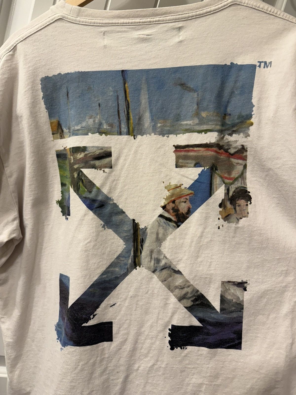 Off-White Painting arrows white tee Size US S / EU 44-46 / 1 - 2 Thumbnail