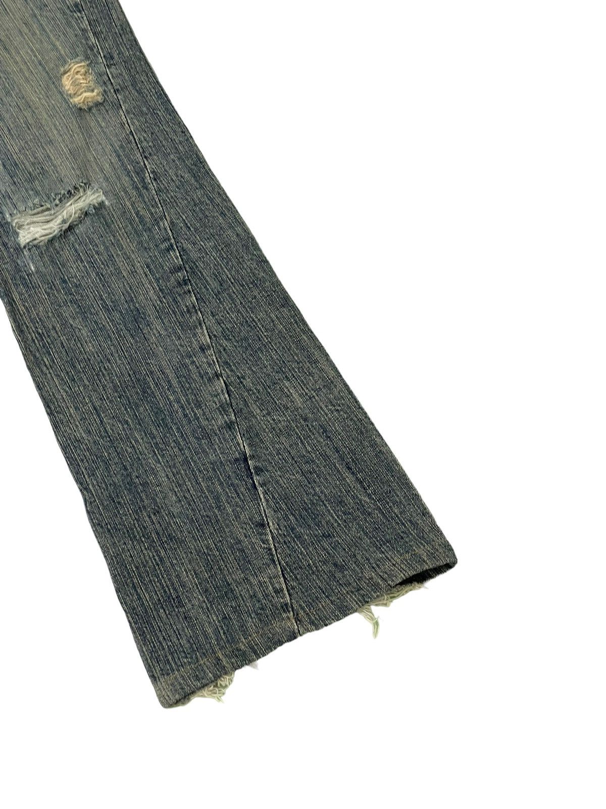 Tornado Mart Flare Jeans Tornado Mart Distress Low Rise Boot Cut 6🟦5 Size US 30 / EU 46 - 4 Thumbnail