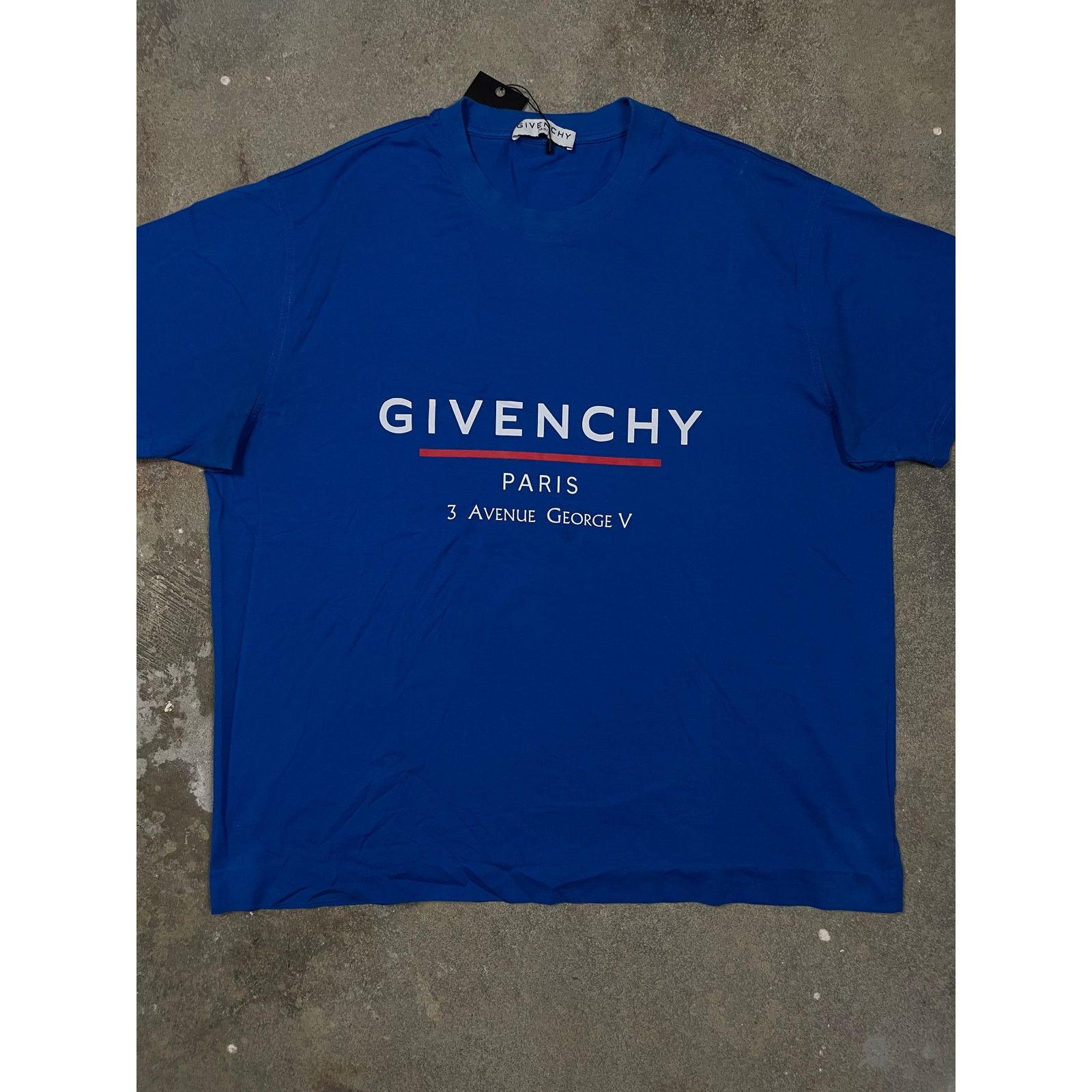 Givenchy Givenchy Paris Tee Blue Small Used Size US S / EU 44-46 / 1 - 1 Thumbnail