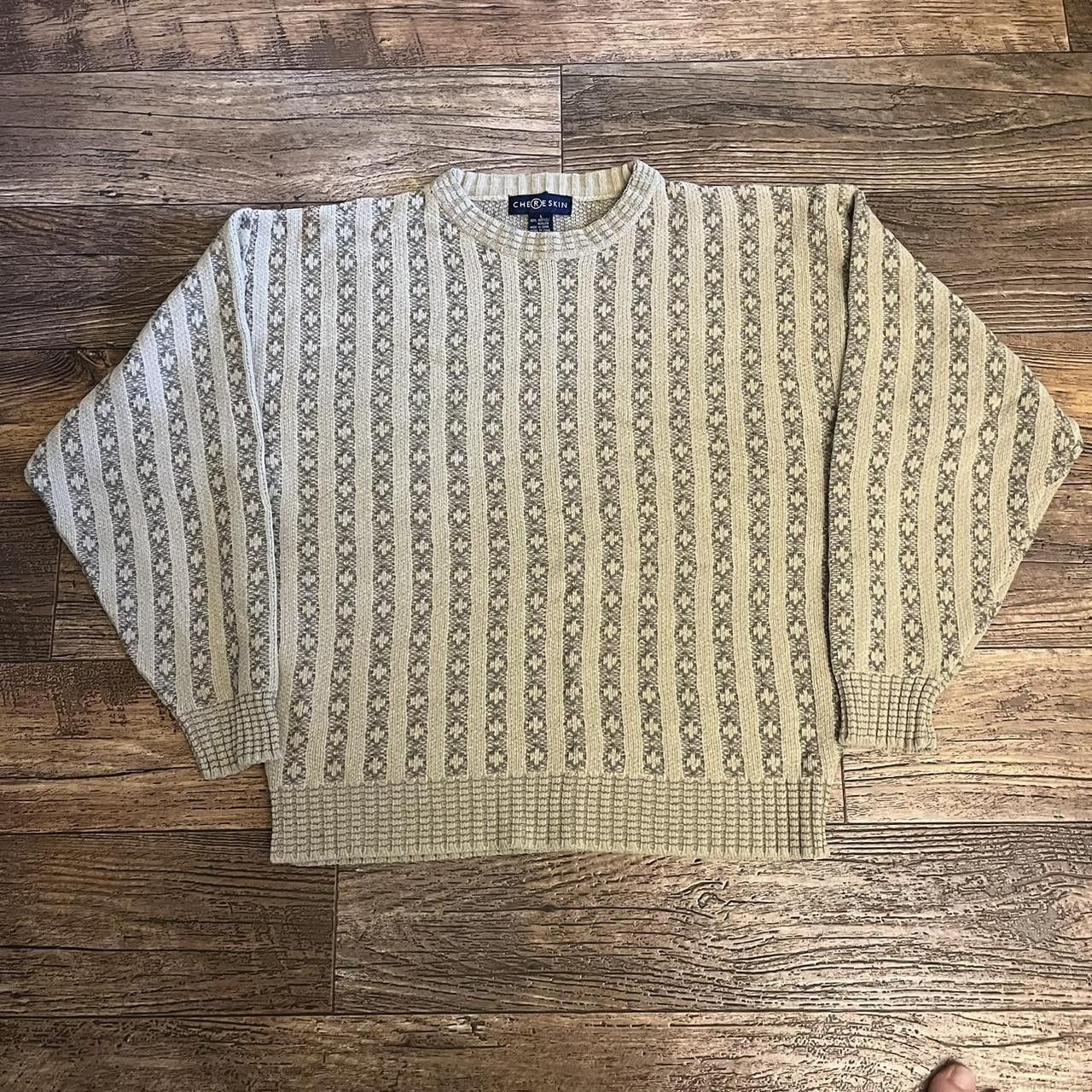 Vintage Vintage 90’s Patterned Sweater Size US L / EU 52-54 / 3 - 1 Thumbnail