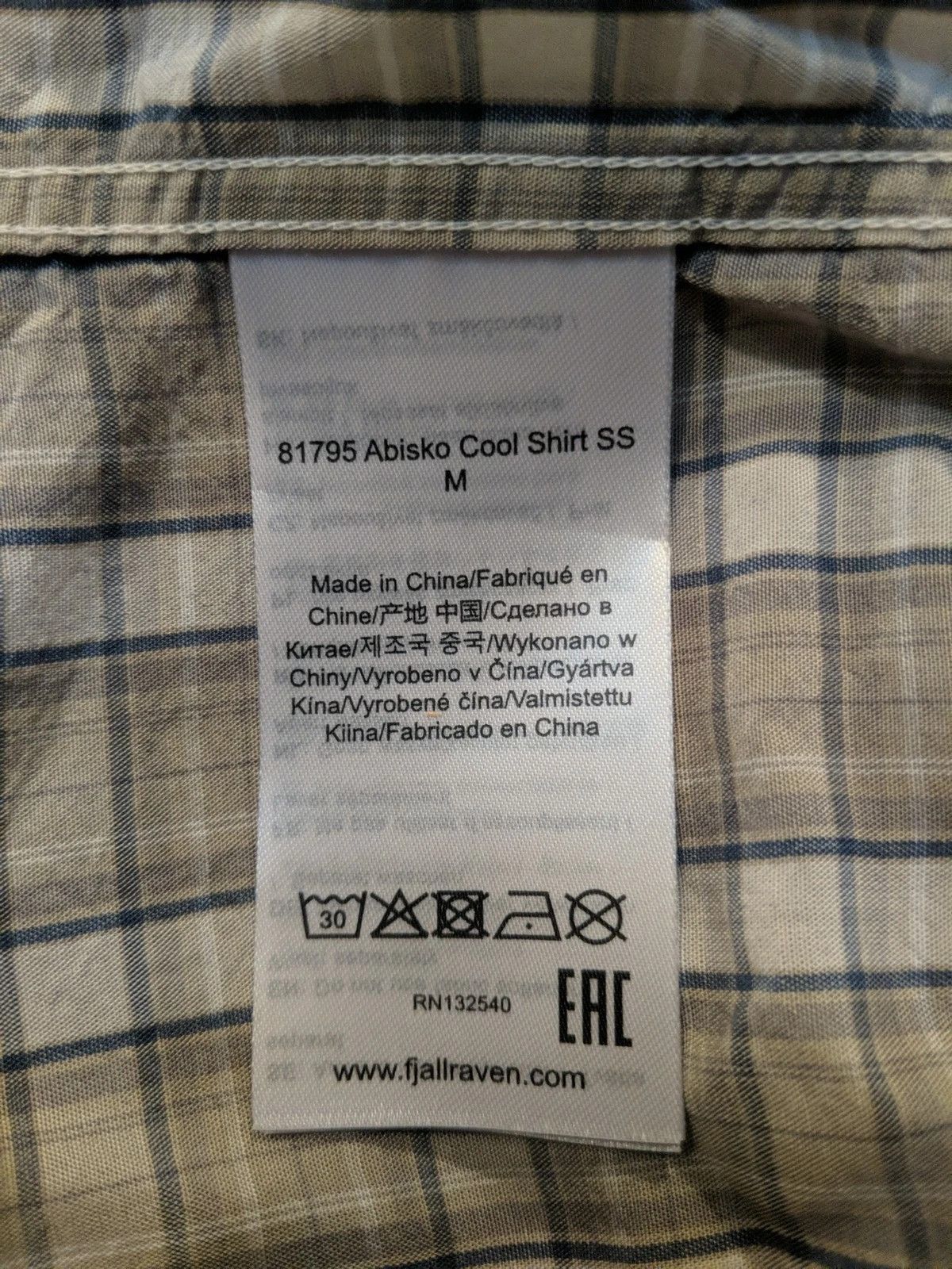 Fjallraven Fjallraven Shirt L Plaid Abisko Cool Regular Fit Size US L / EU 52-54 / 3 - 6 Thumbnail