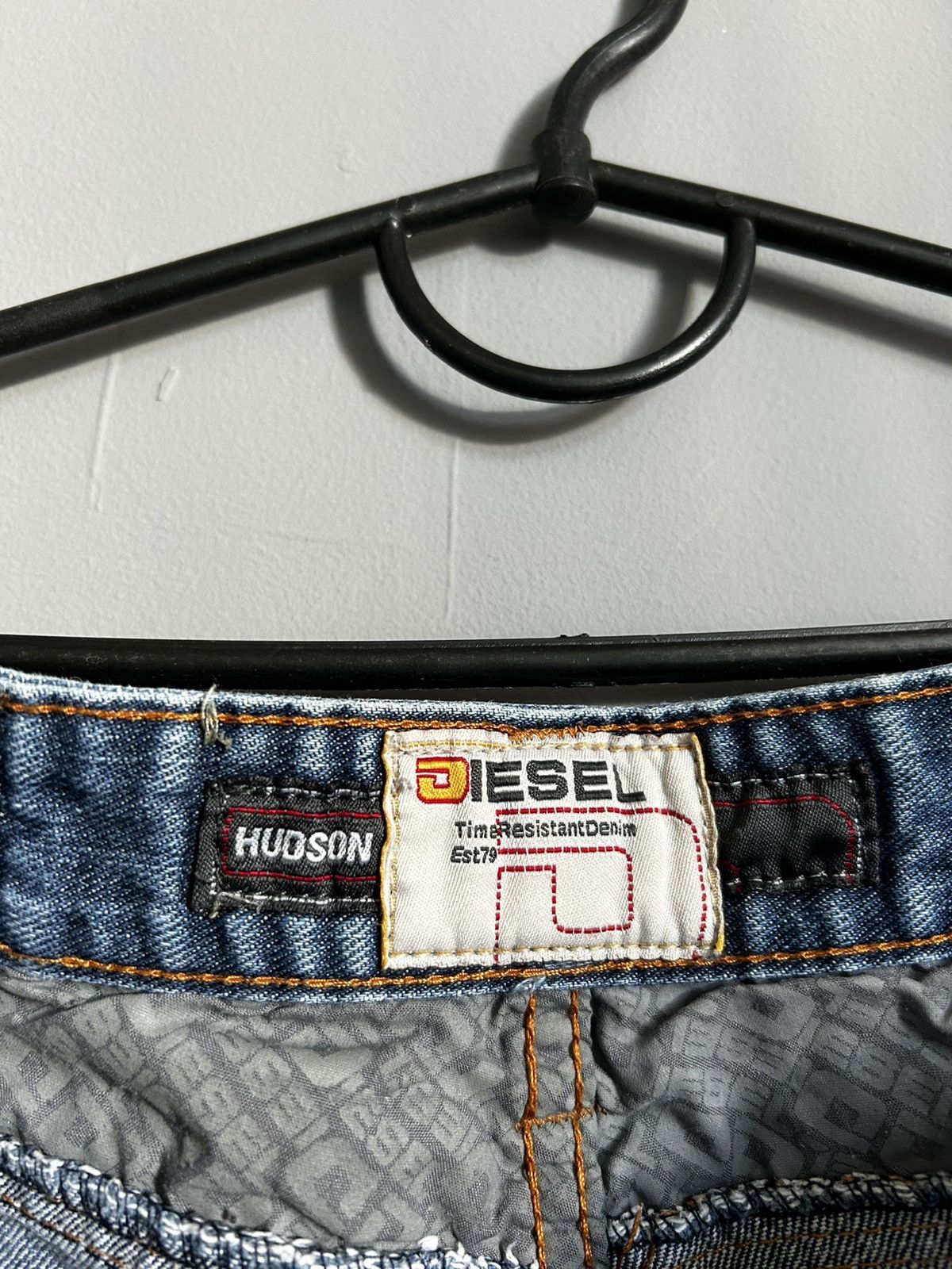 Diesel × Japanese Brand Diesel baggy big logo pants Size US 32 / EU 48 - 4 Thumbnail