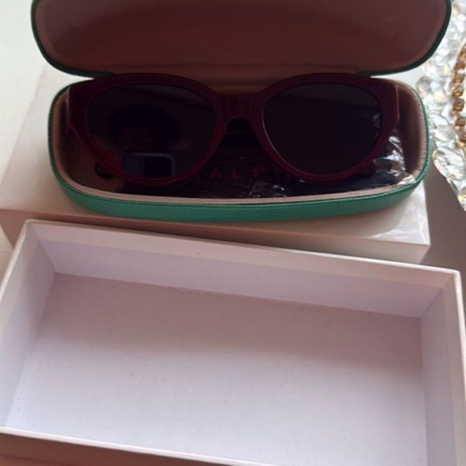 Givenchy Givenchy 52mm Oval Sunglasses burgundy Size ONE SIZE - 8 Thumbnail