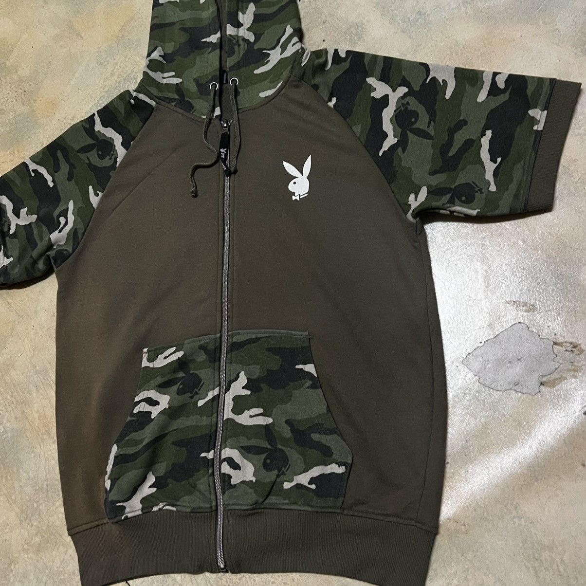 Playboy Playboy Zipper Hoodie Big Logo Camo Style Size US L / EU 52-54 / 3 - 6 Thumbnail