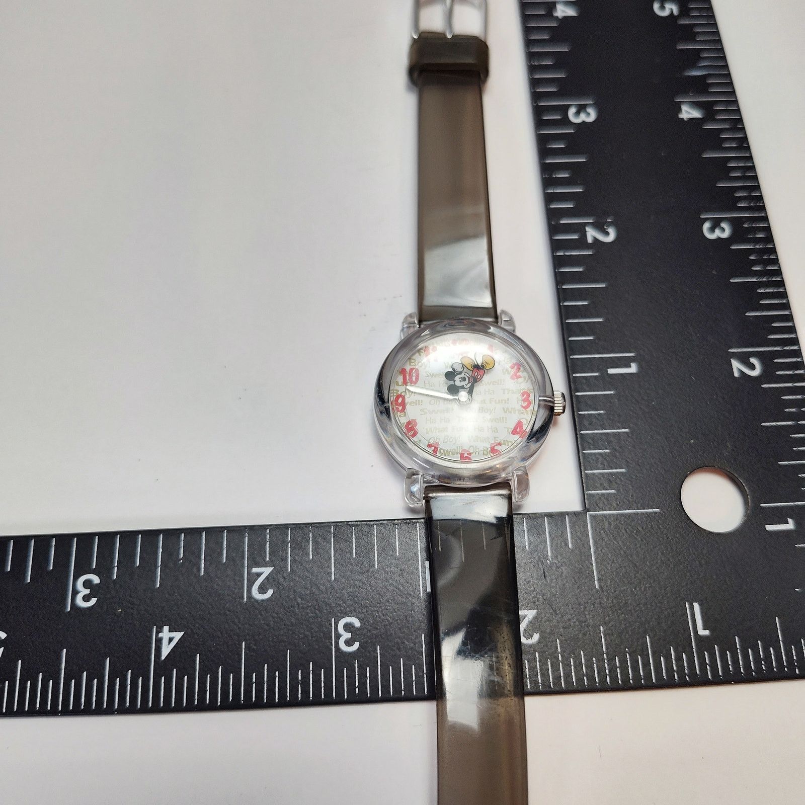 Disney Disney Mickey Mouse Clear Case Watch Mickey Seconds Hand Size ONE SIZE - 7 Thumbnail