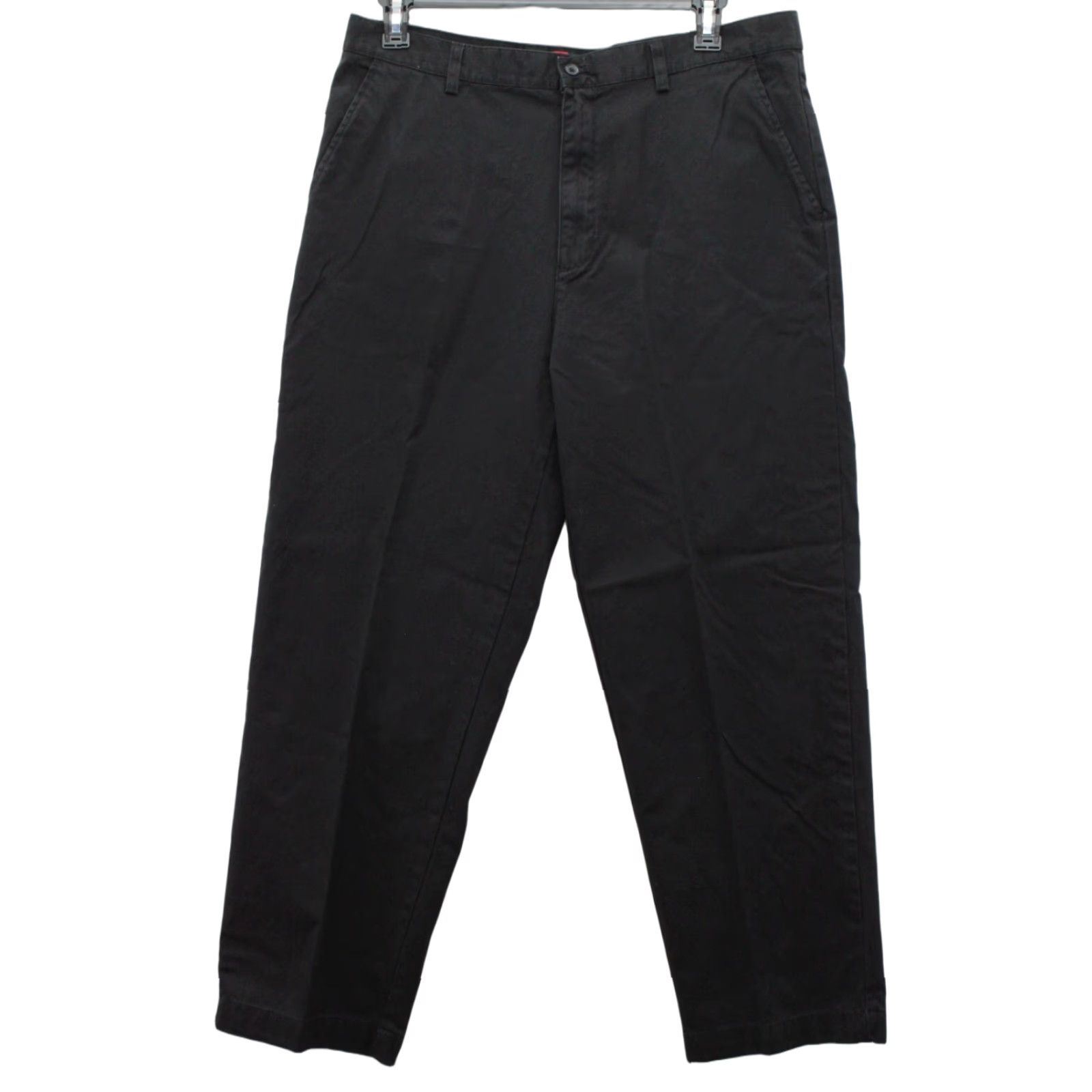Chaps Chaps By Ralph Lauren Pants Men's 38 Black Flat Front Stright Leg Cotton Size US 38 / EU 54 - 1 Thumbnail