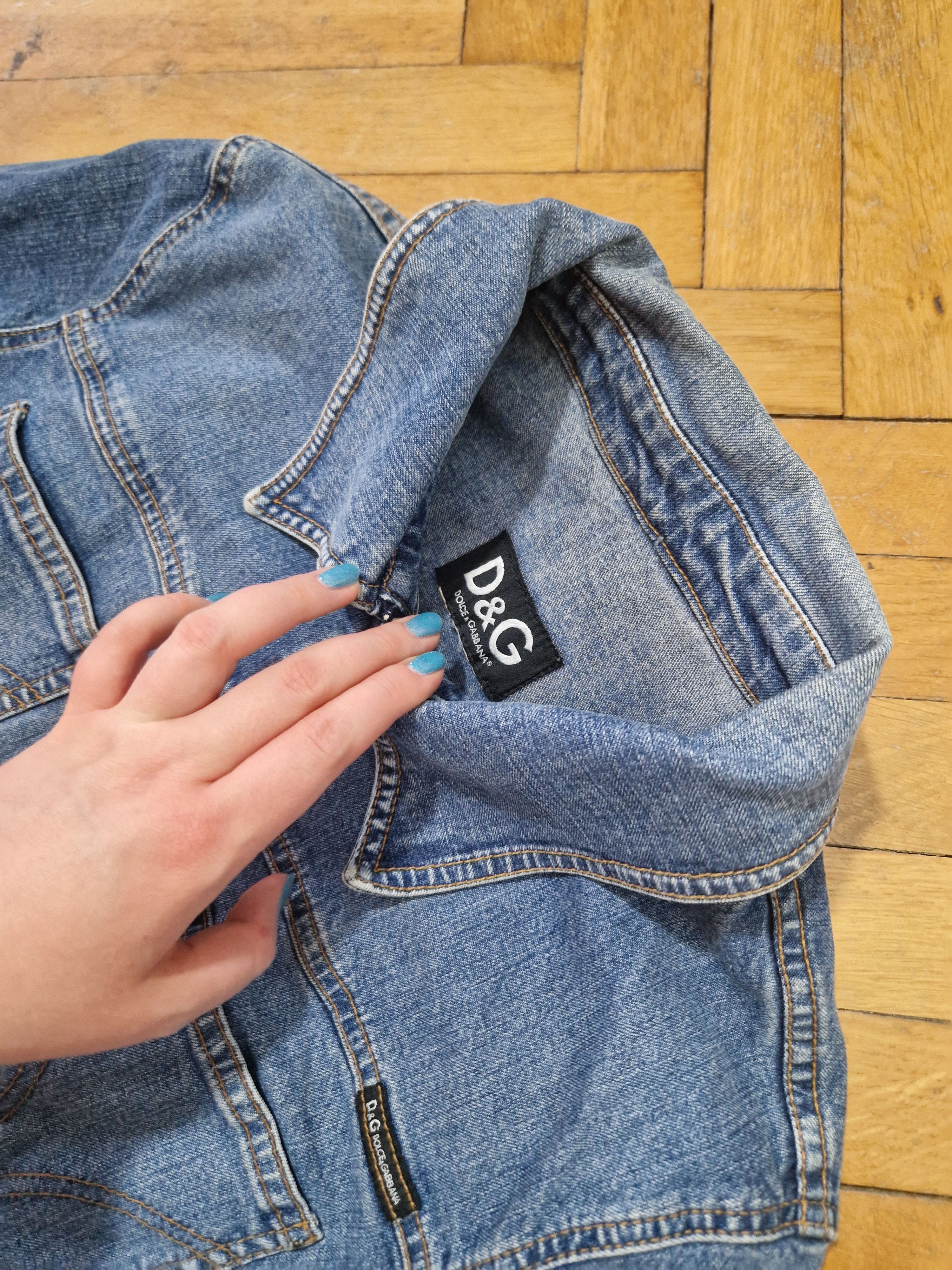 Dolce & Gabbana Dolce&Gabbana D&G vintage y2k denim jacket archive Size S / US 4 / IT 40 - 4 Thumbnail